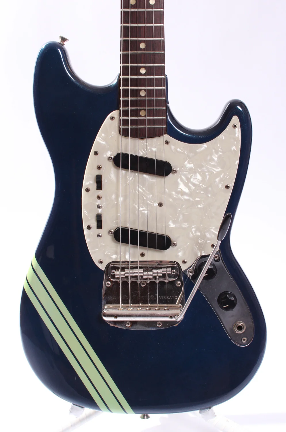 1979 Fender Mustang competition burgundy blue - Image 2