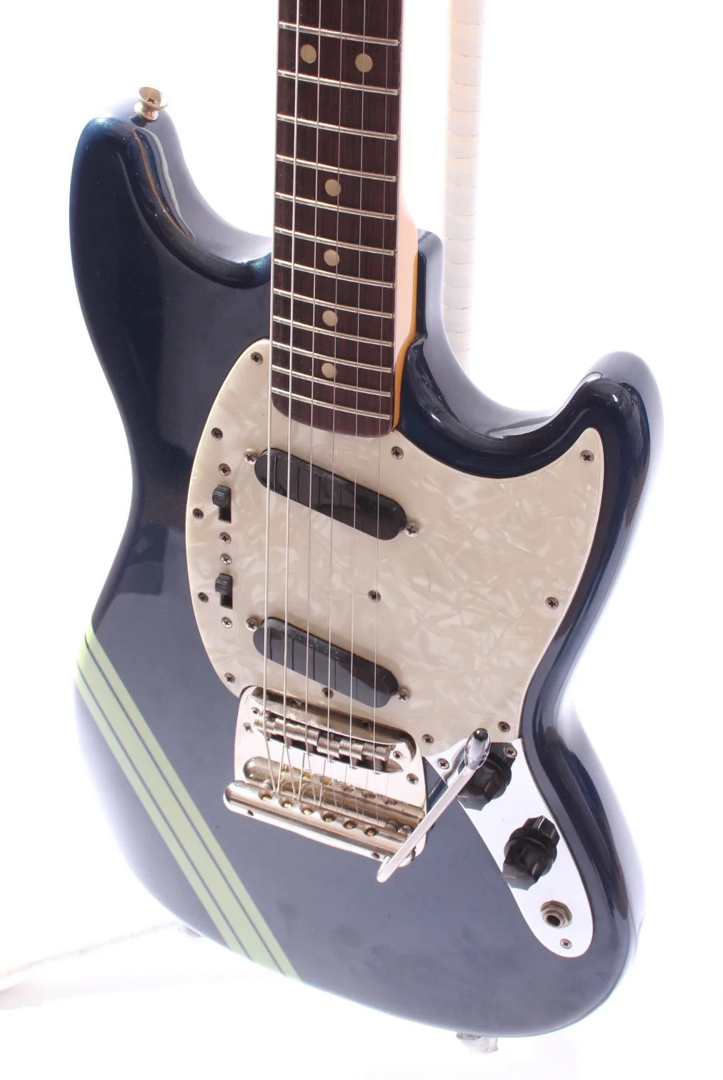 1979 Fender Mustang competition burgundy blue - Image 3