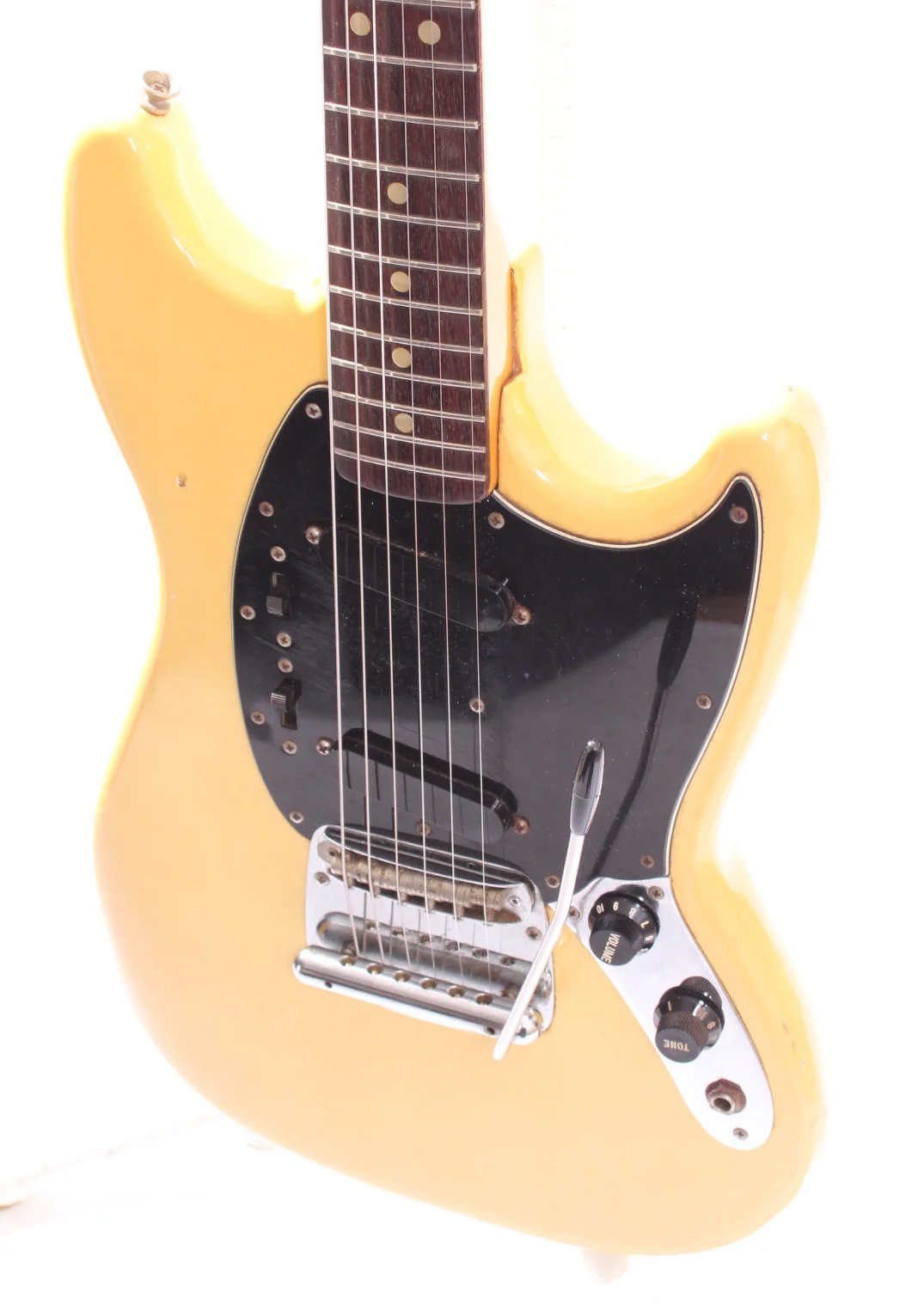 1979 Fender Mustang olympic white - Image 3