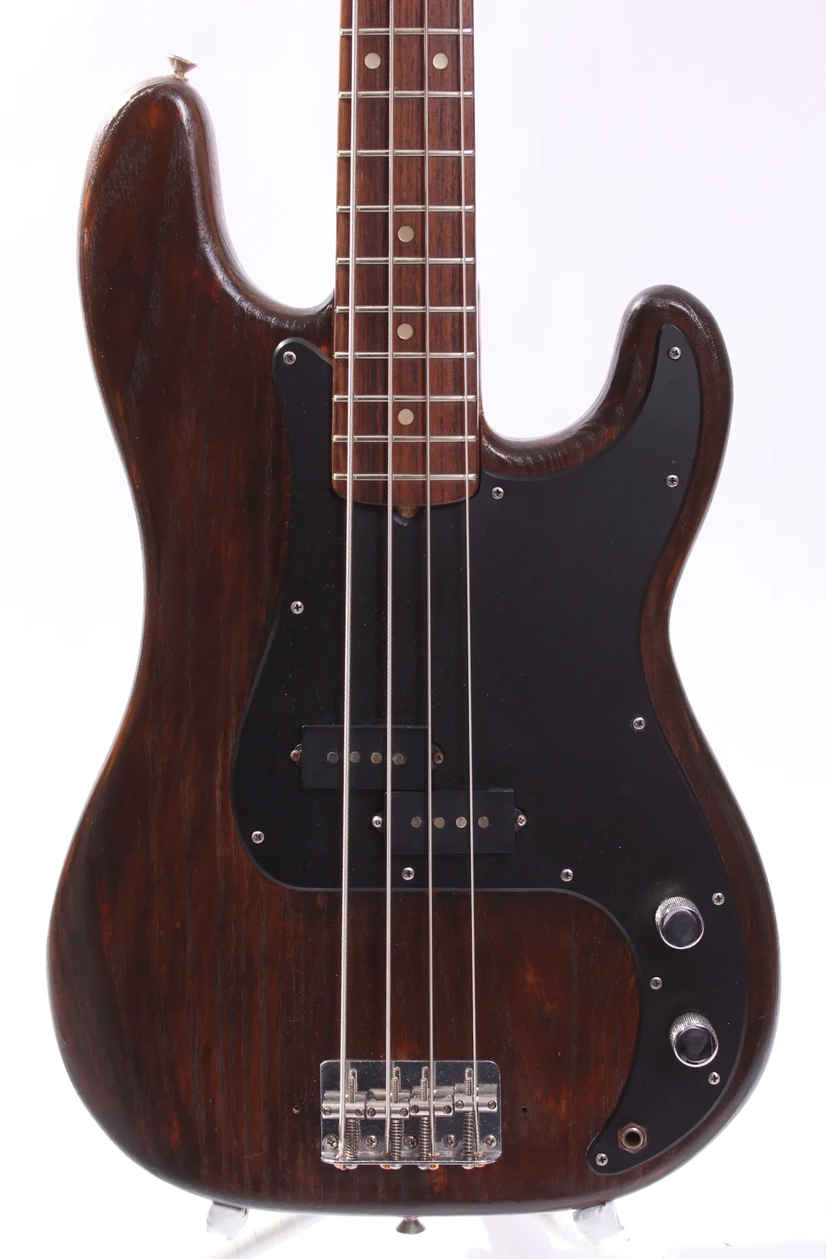1979 Fender Precision Bass natural brown stain - Image 2