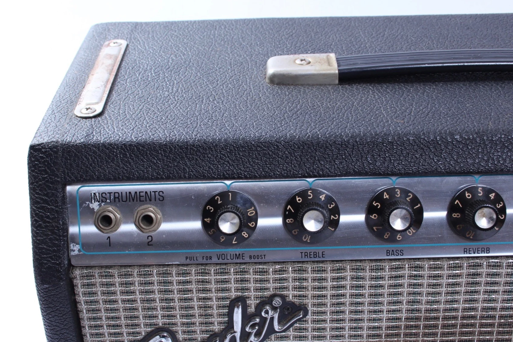 1979 Fender Princeton Reverb Boost silverface - Image 3