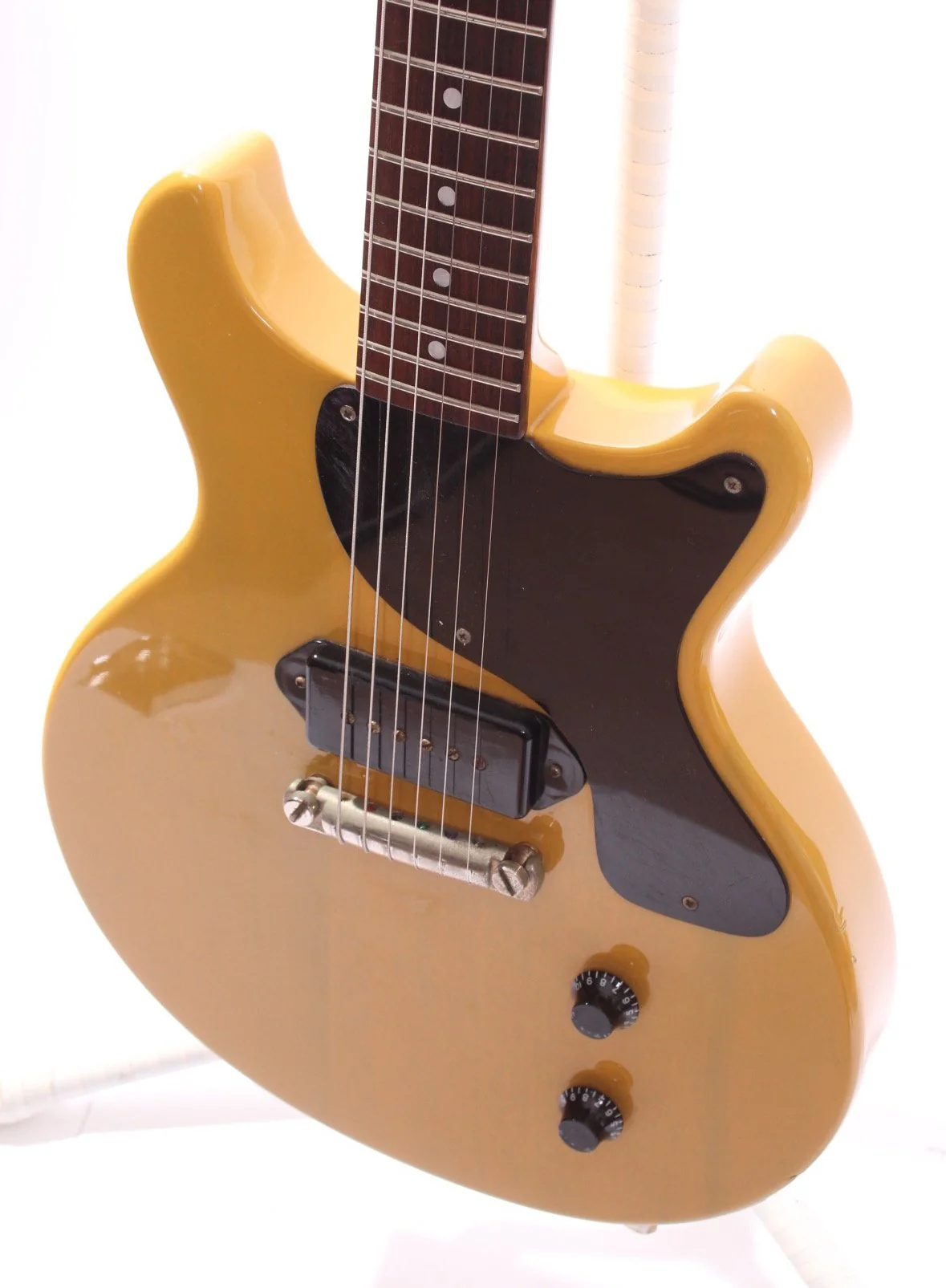 1980 Burny Les Paul Junior DC tv yellow - Image 3