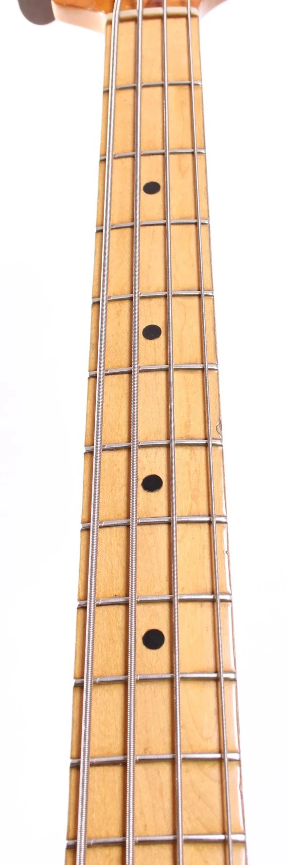 1980 Fender Mustang Bass translucent red - Image 4