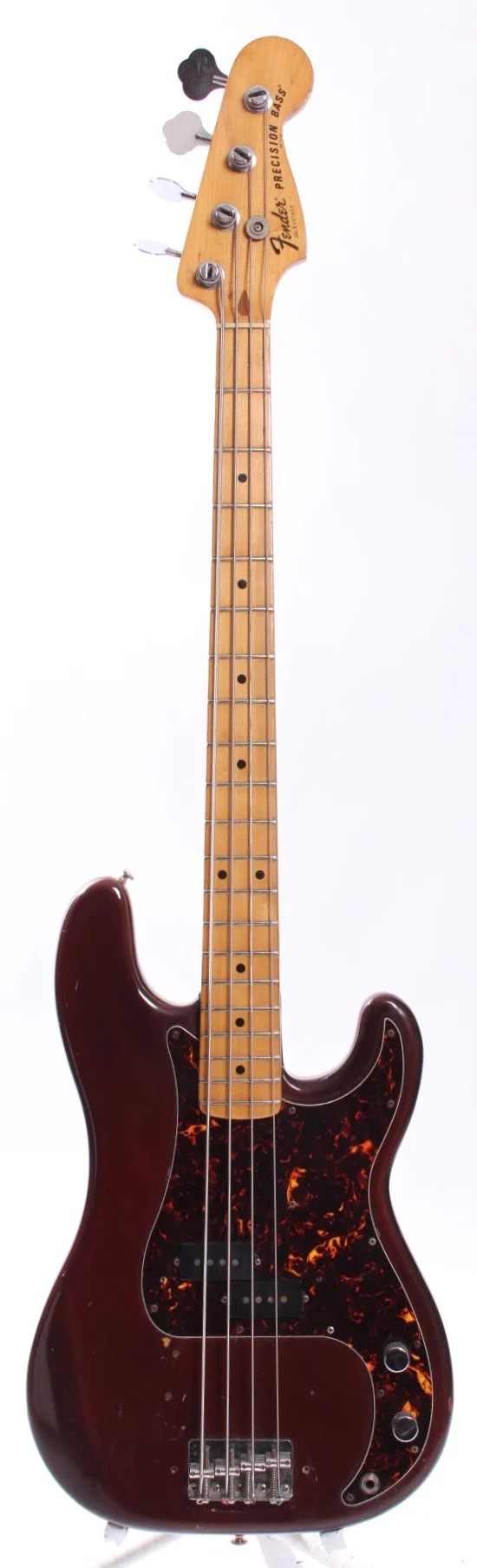 1980 Fender Precision Bass mocha brown - Image 3
