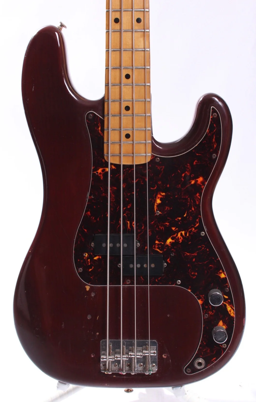 1980 Fender Precision Bass mocha brown - Image 4