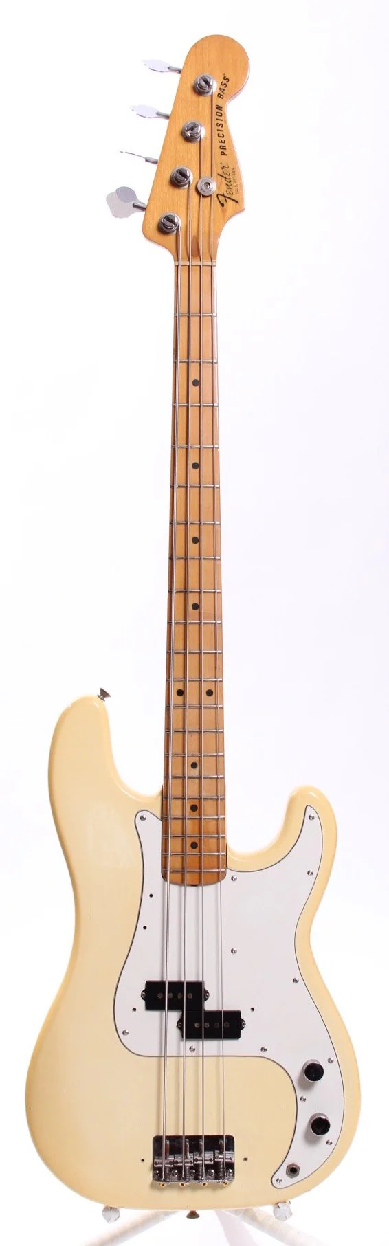 1980 Fender Precision Bass olympic white