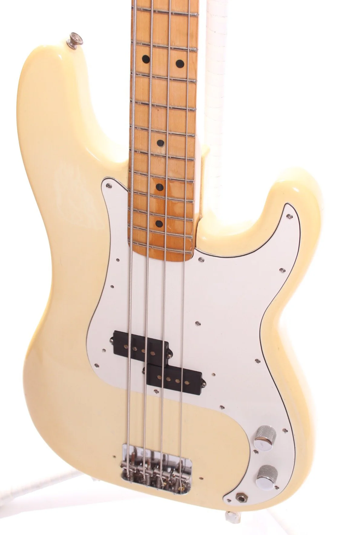 1980 Fender Precision Bass olympic white - Image 3