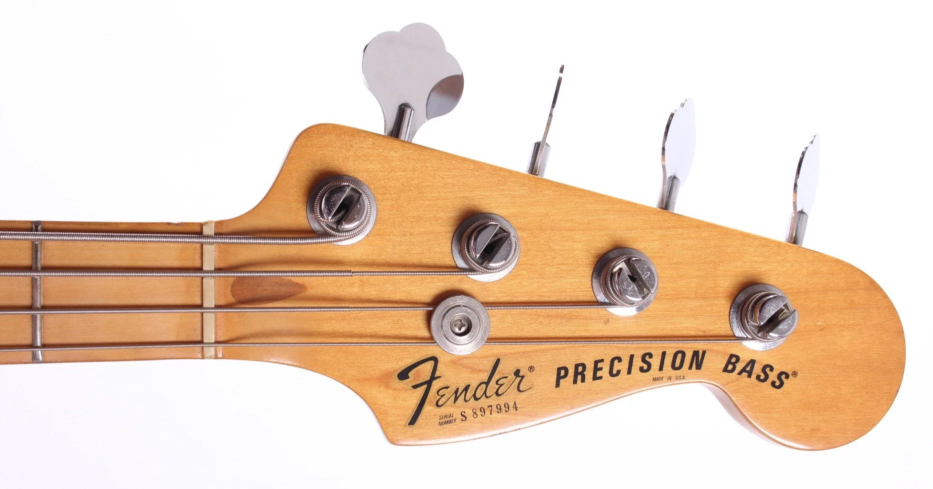 1980 Fender Precision Bass olympic white - Image 5