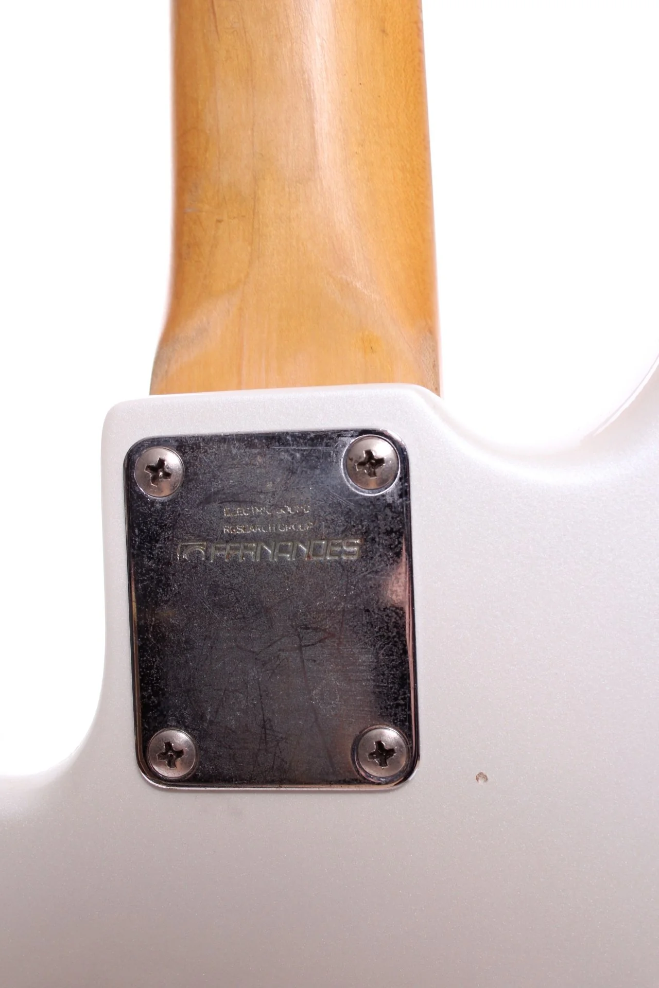 1980 Fernandes '64 Reissue Precision Bass pearl white - Image 10