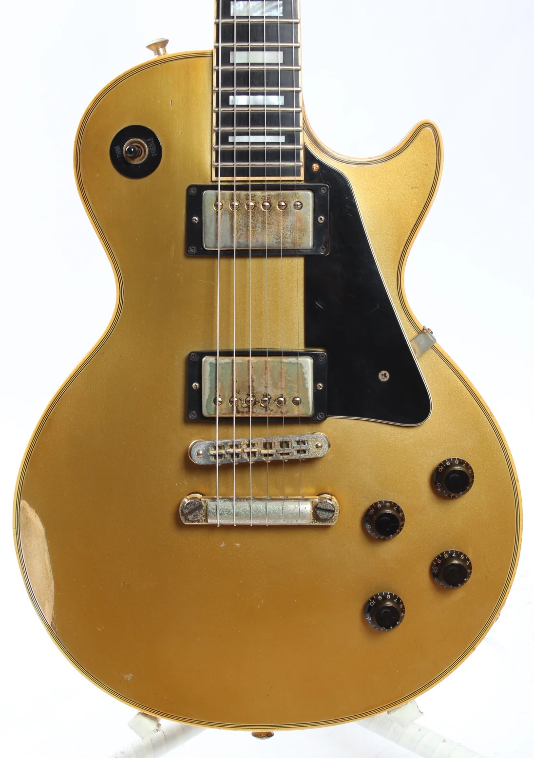 1980 Gibson Les Paul Custom silver sky - Image 2