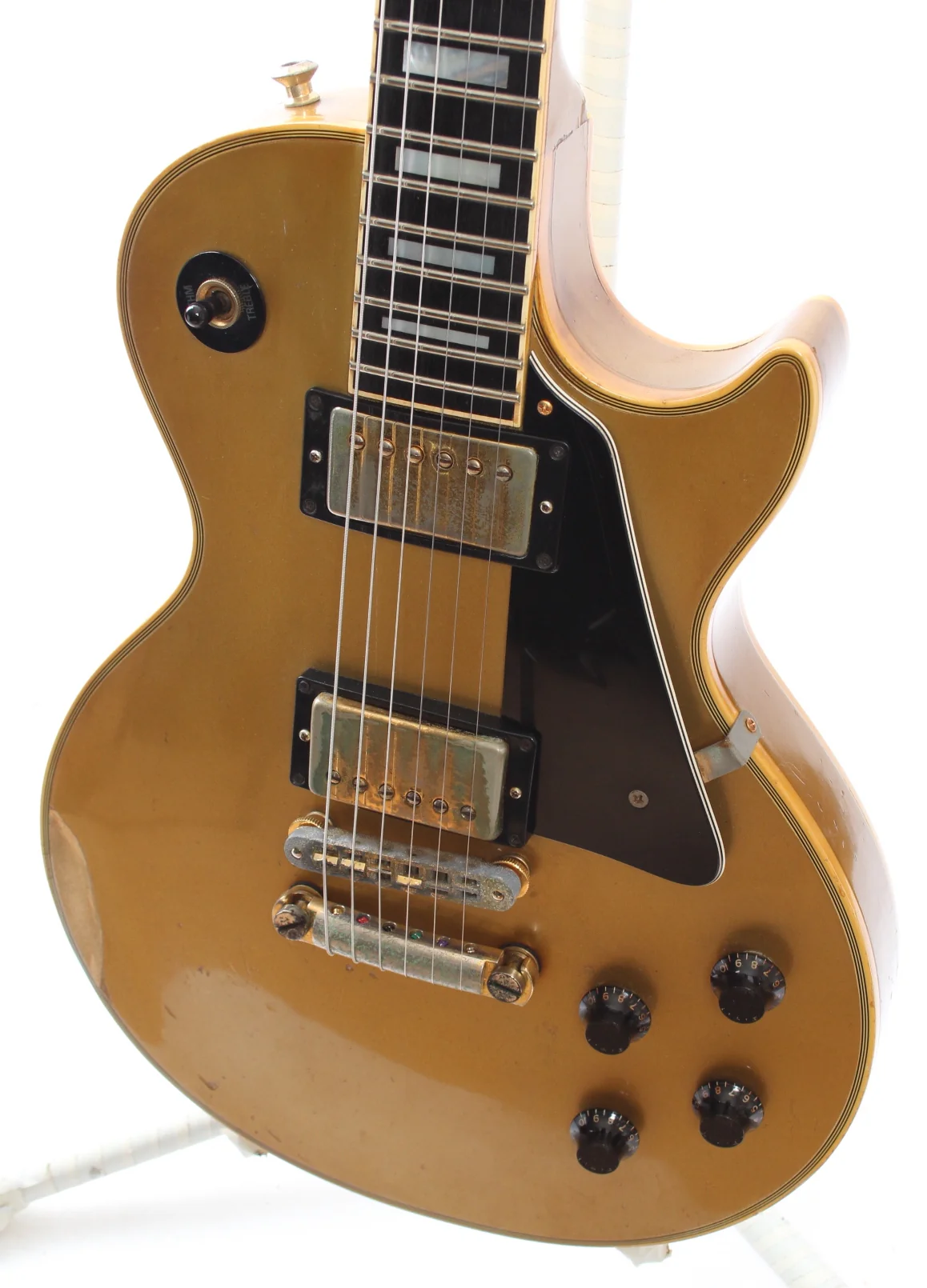 1980 Gibson Les Paul Custom silver sky - Image 3