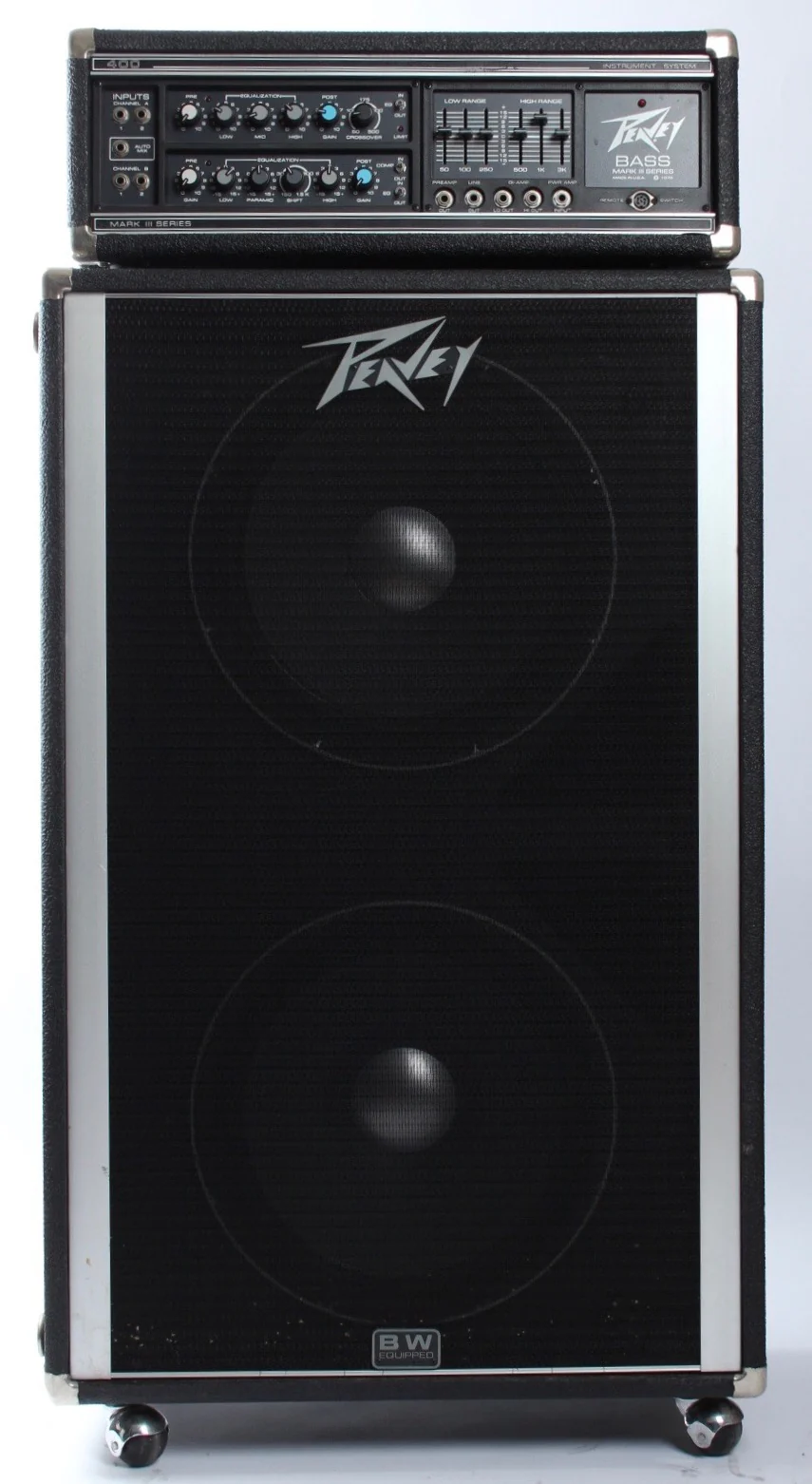 1980 Peavey 400 Bass Power Pak Mark III w/ 2x15" cabinet