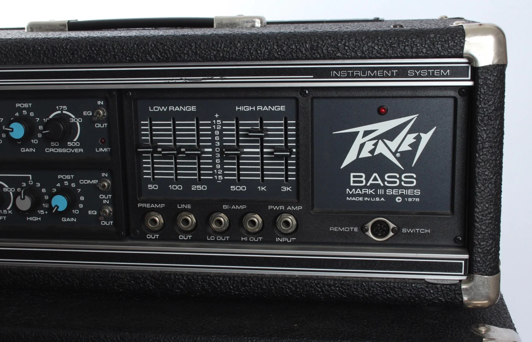 1980 Peavey 400 Bass Power Pak Mark III w/ 2x15" cabinet - Image 4