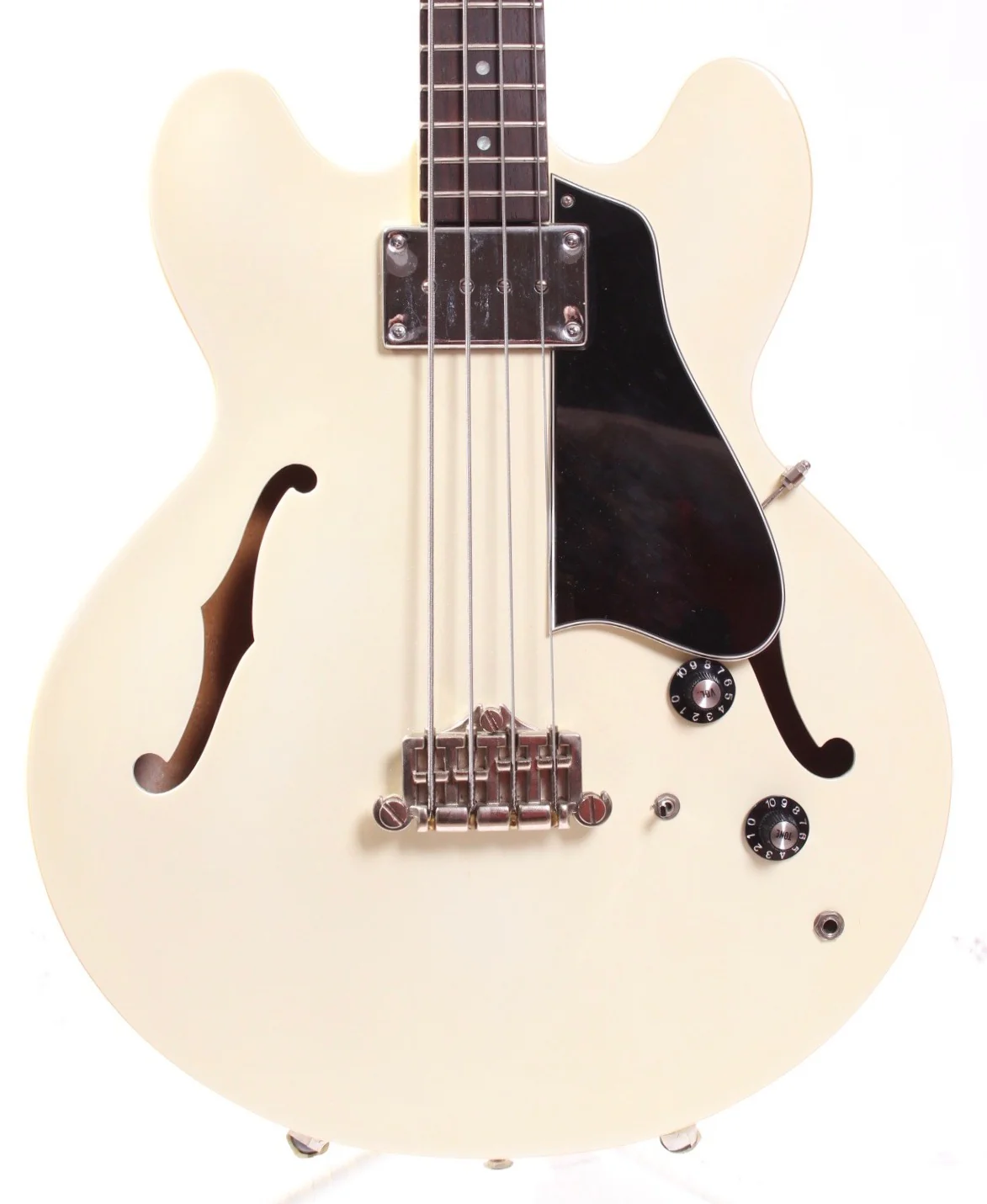 1980s Burny EB-2 Rivoli Bass polaris white - Image 2