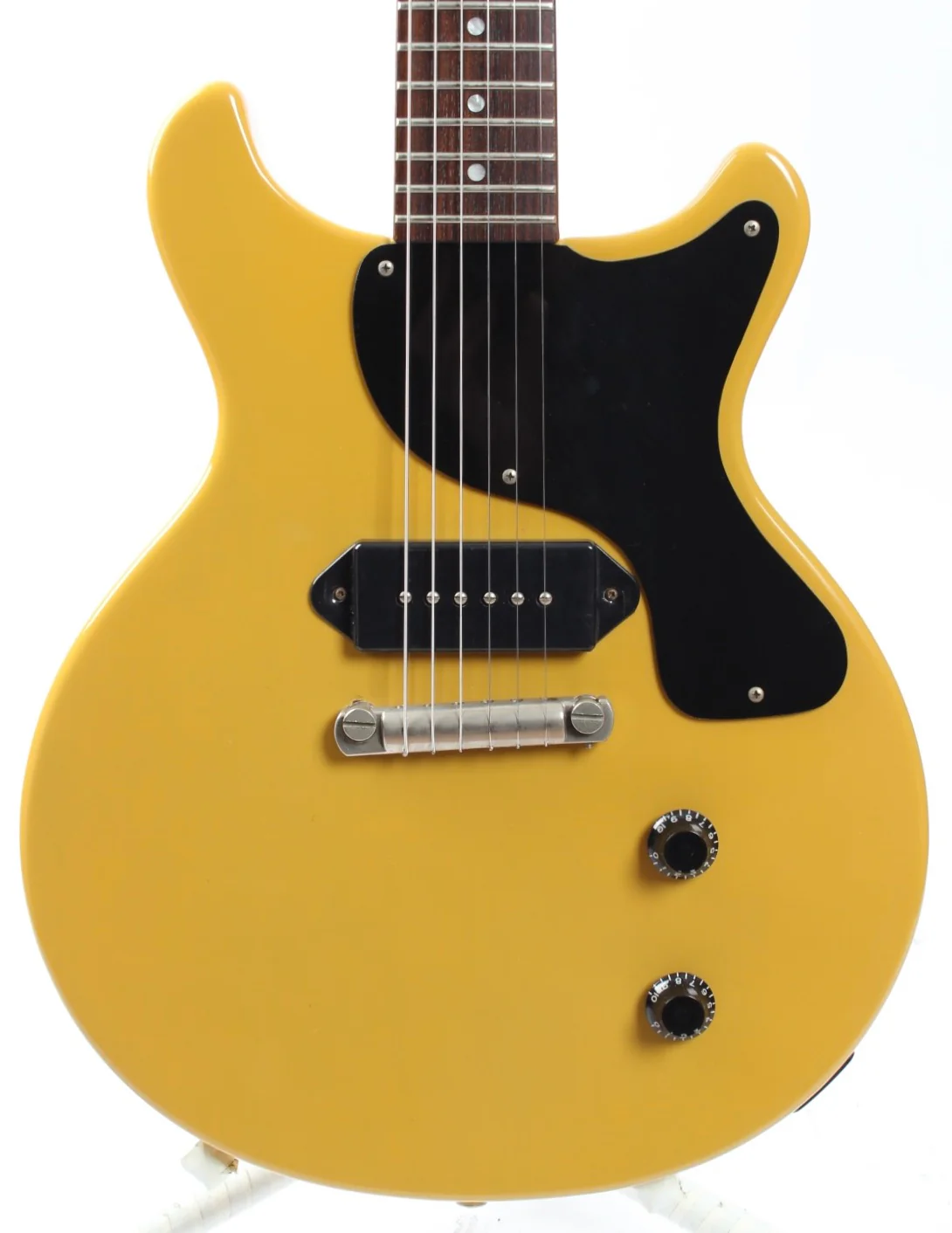 1980s Burny Rock N Roll Version Les Paul Junior DC RTV-55 tv yellow - Image 2