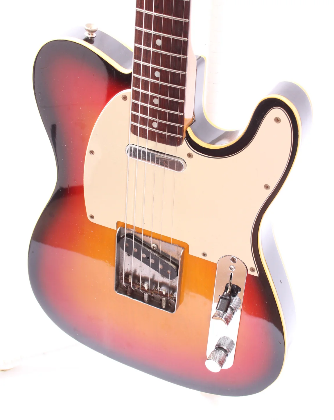 1980s Fender Custom Telecaster 64 Reissue replica sunburst - Image 3