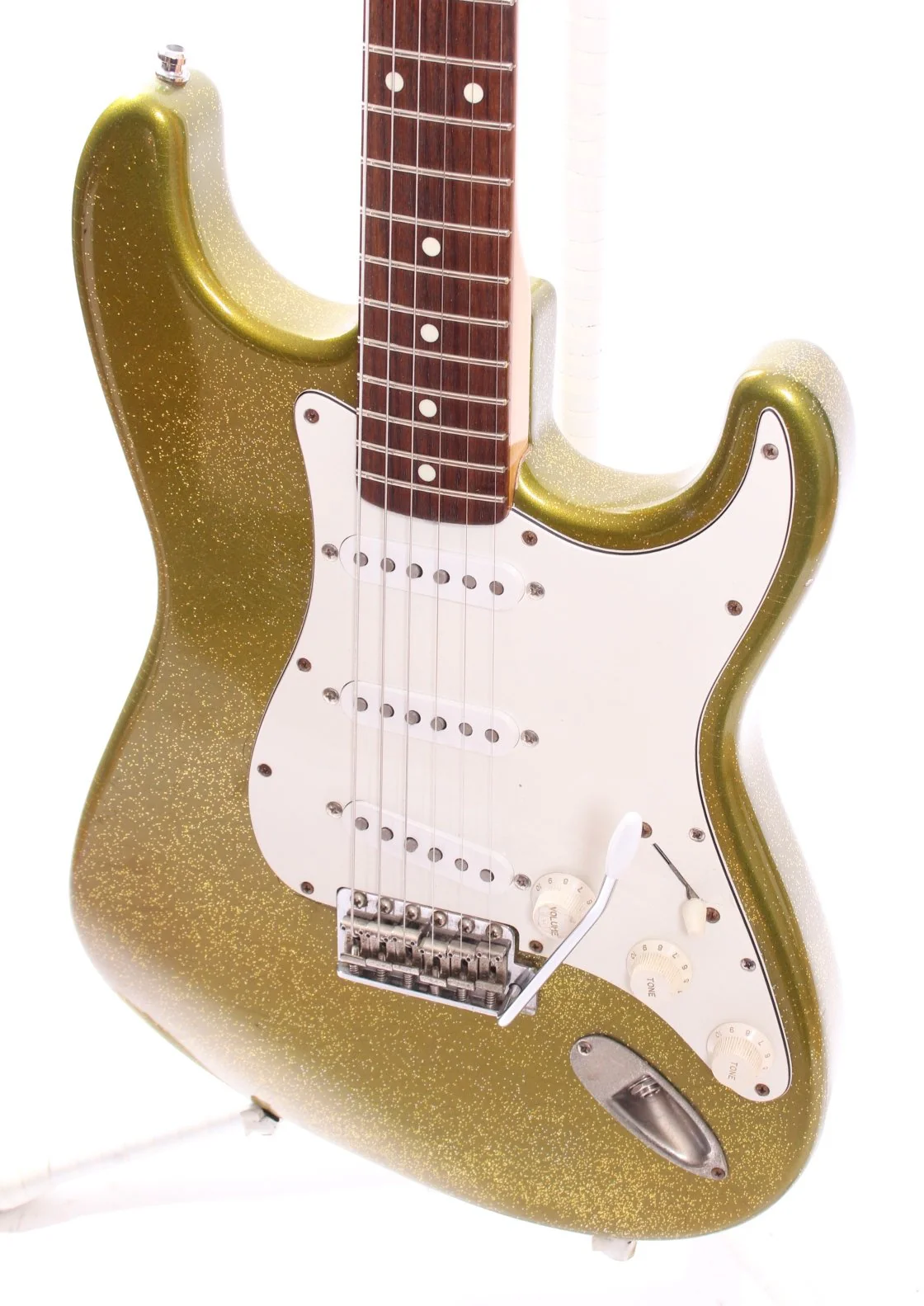 1980s Fender Stratocaster 62 Reissue green metallic - Image 3
