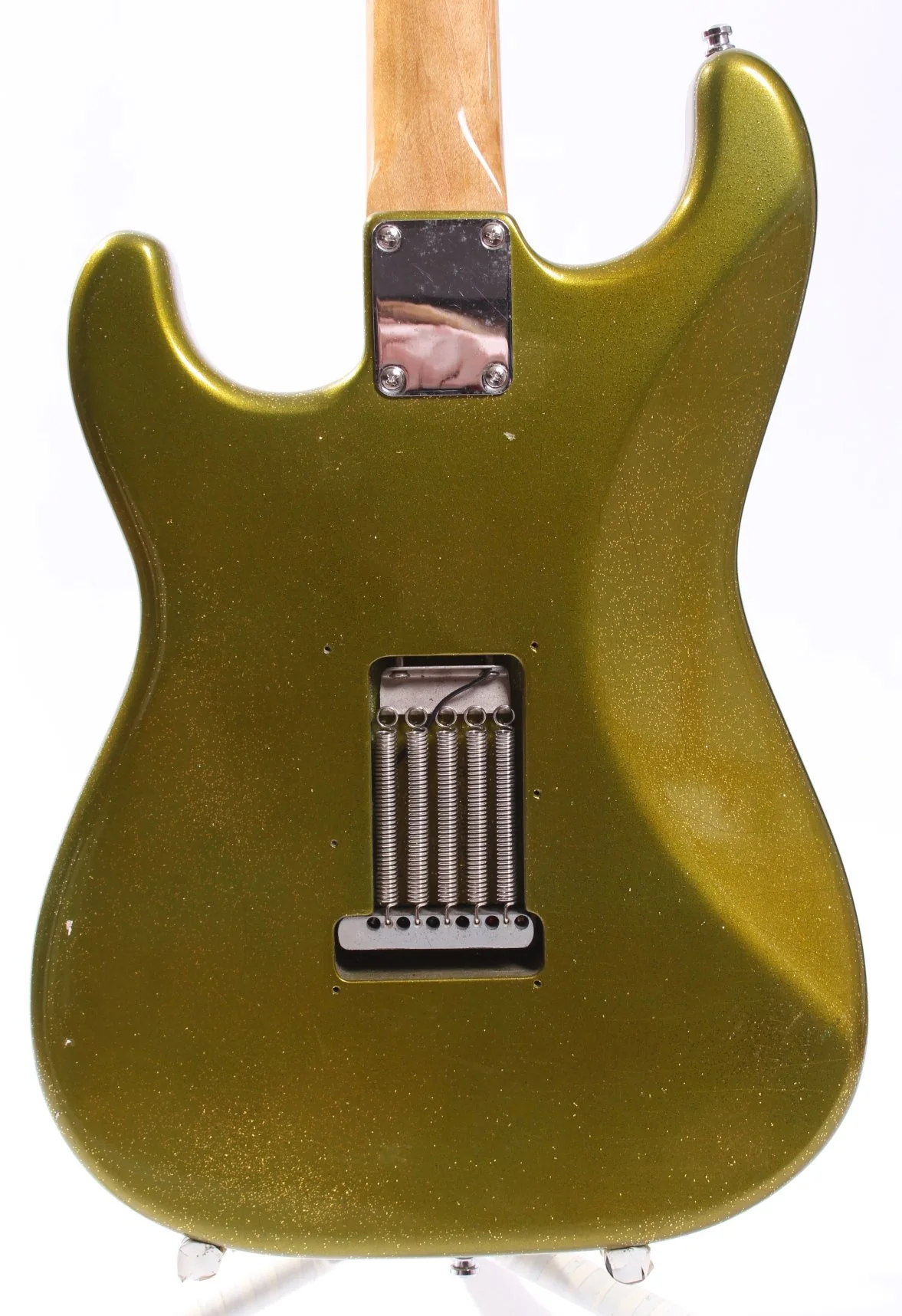 1980s Fender Stratocaster 62 Reissue green metallic - Image 7