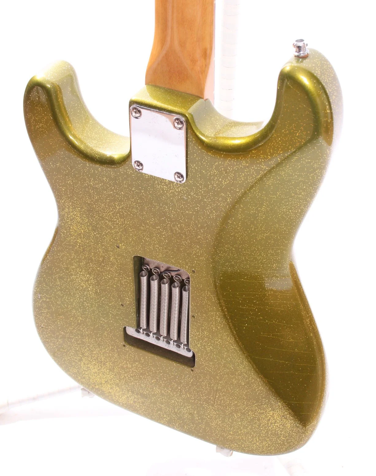 1980s Fender Stratocaster 62 Reissue green metallic - Image 8