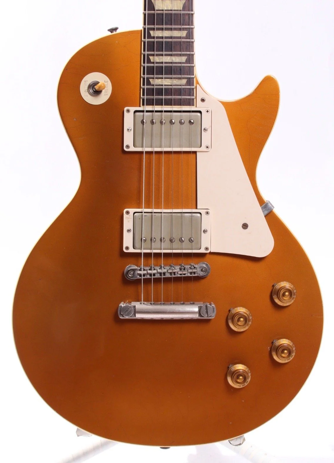 1980s Gibson Les Paul 57 Reissue Replica goldtop - Image 2