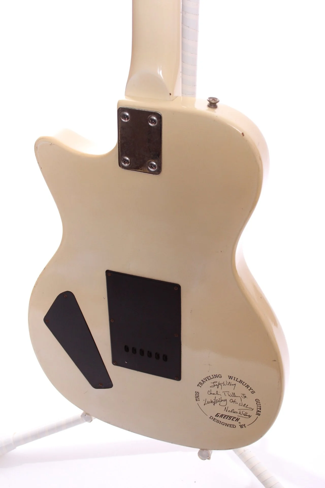 1980s Gretsch Traveling Wilburys TW300-T white - Image 12
