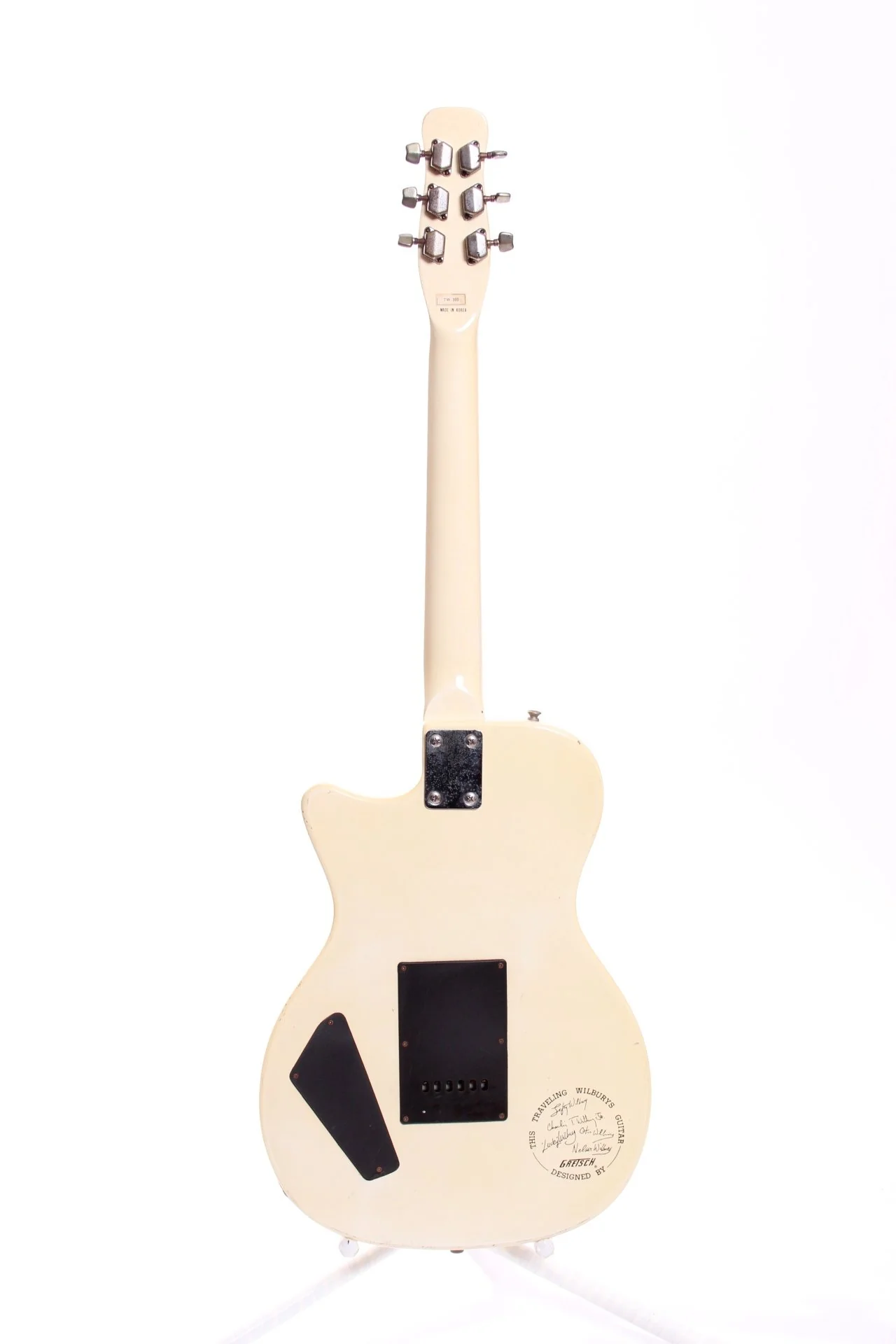 1980s Gretsch Traveling Wilburys TW300-T white - Image 2