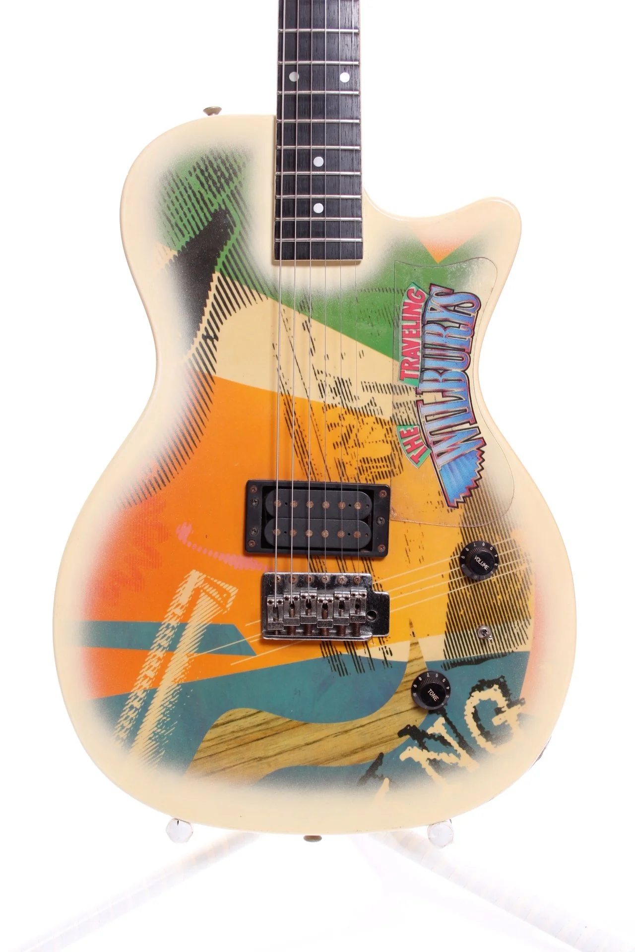 1980s Gretsch Traveling Wilburys TW300-T white - Image 6