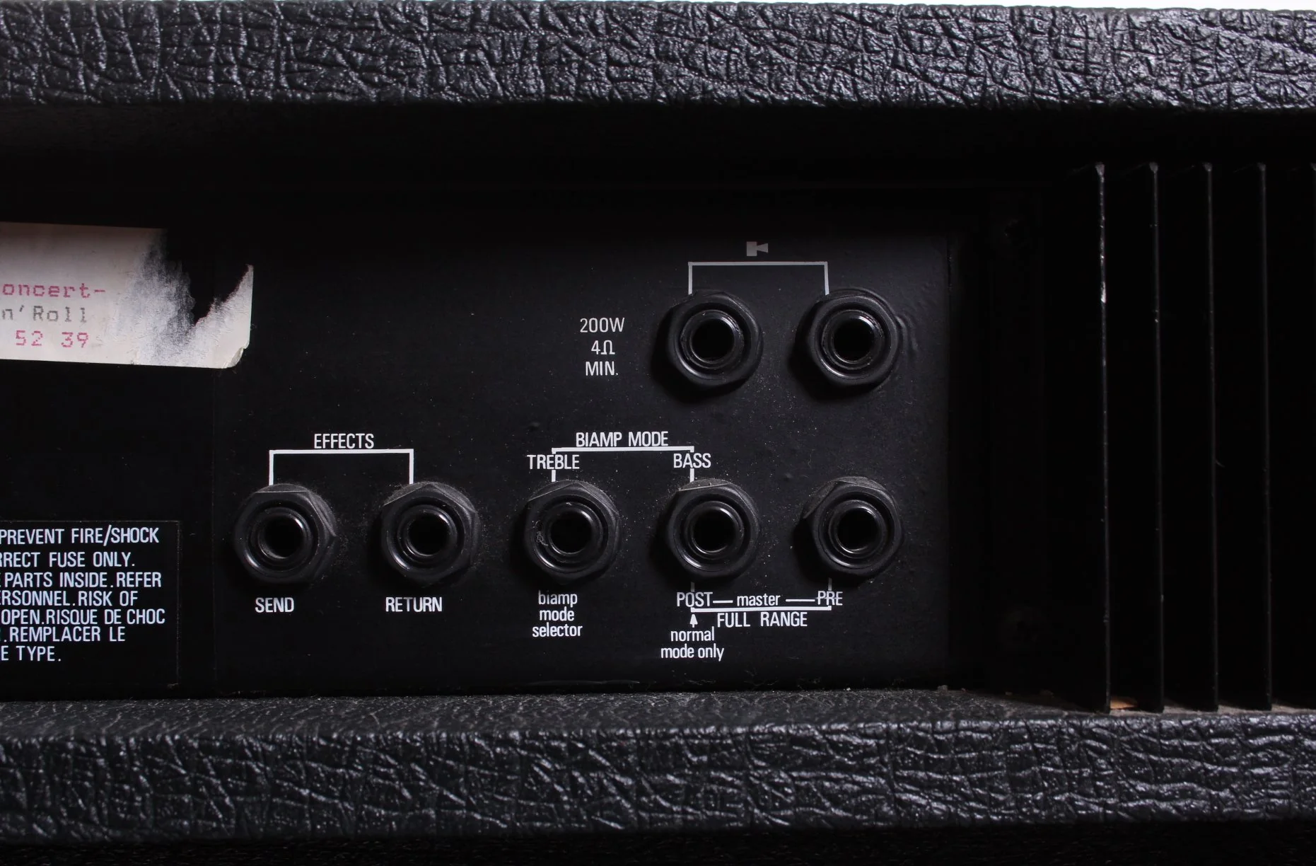 1980s Marshall 3520 Bass Head with 1510 JCM800 cabinet - Image 10
