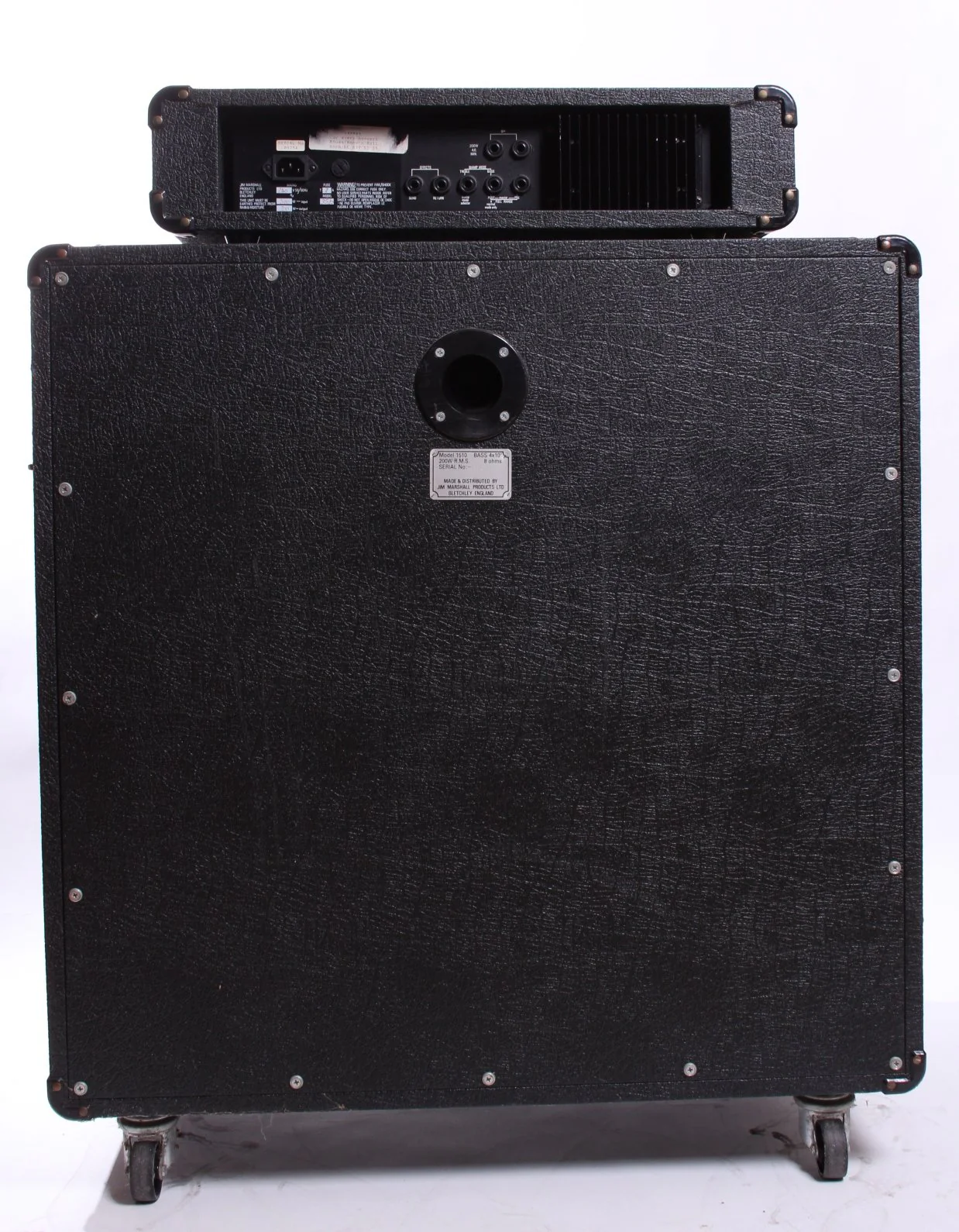 1980s Marshall 3520 Bass Head with 1510 JCM800 cabinet - Image 13