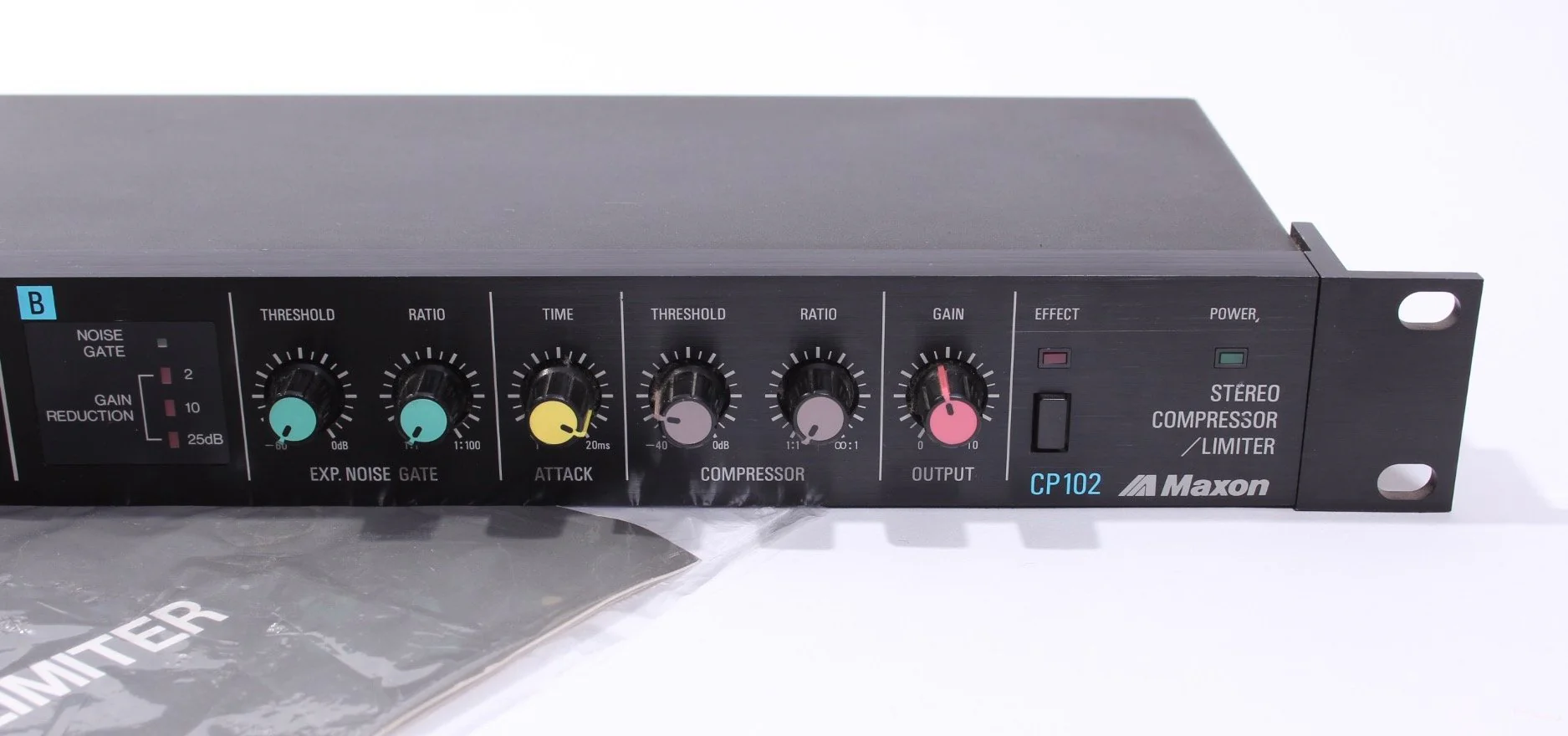 1980s Maxon Rack Mount Stereo Compressor / Limiter CP102 - Image 2
