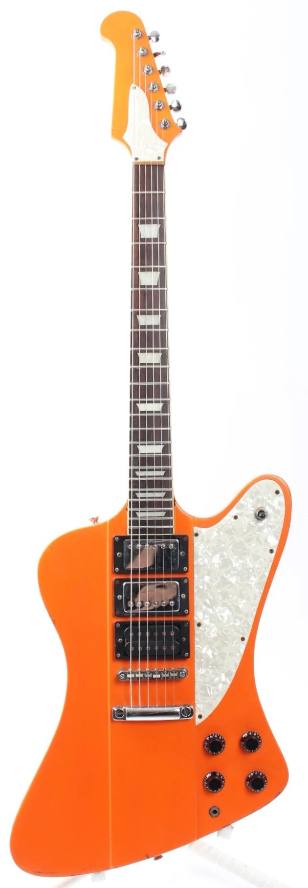 1980s Meriken by Samick Firebird 3x PU capri orange