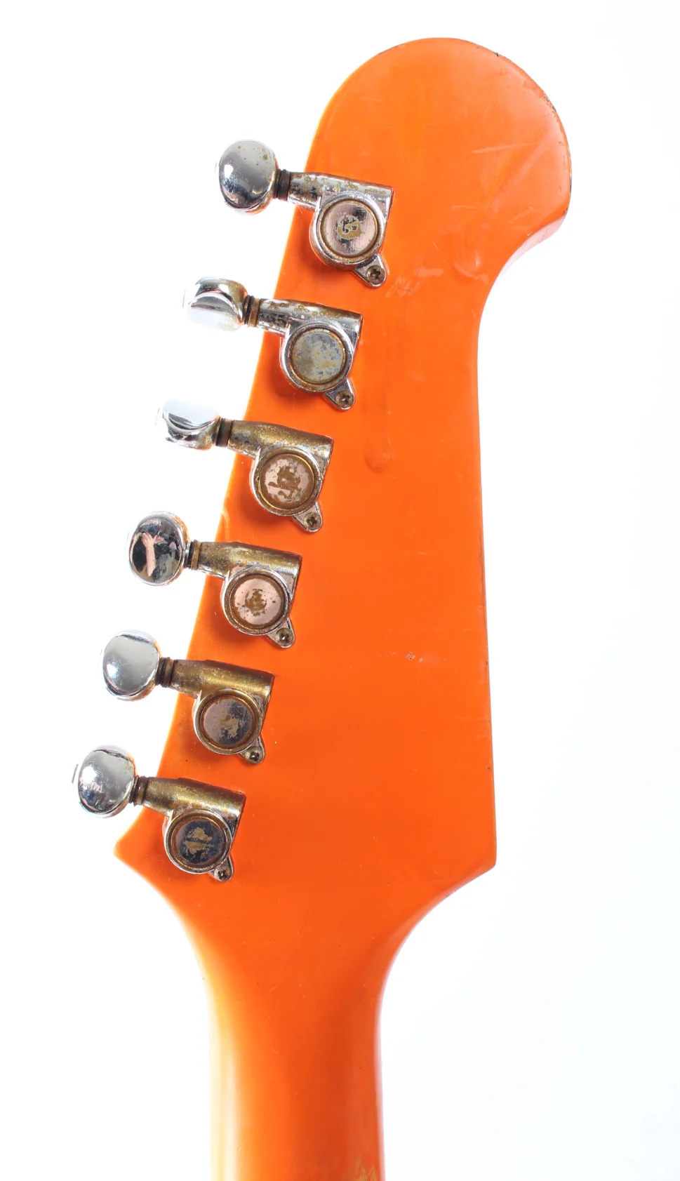 1980s Meriken by Samick Firebird 3x PU capri orange - Image 10