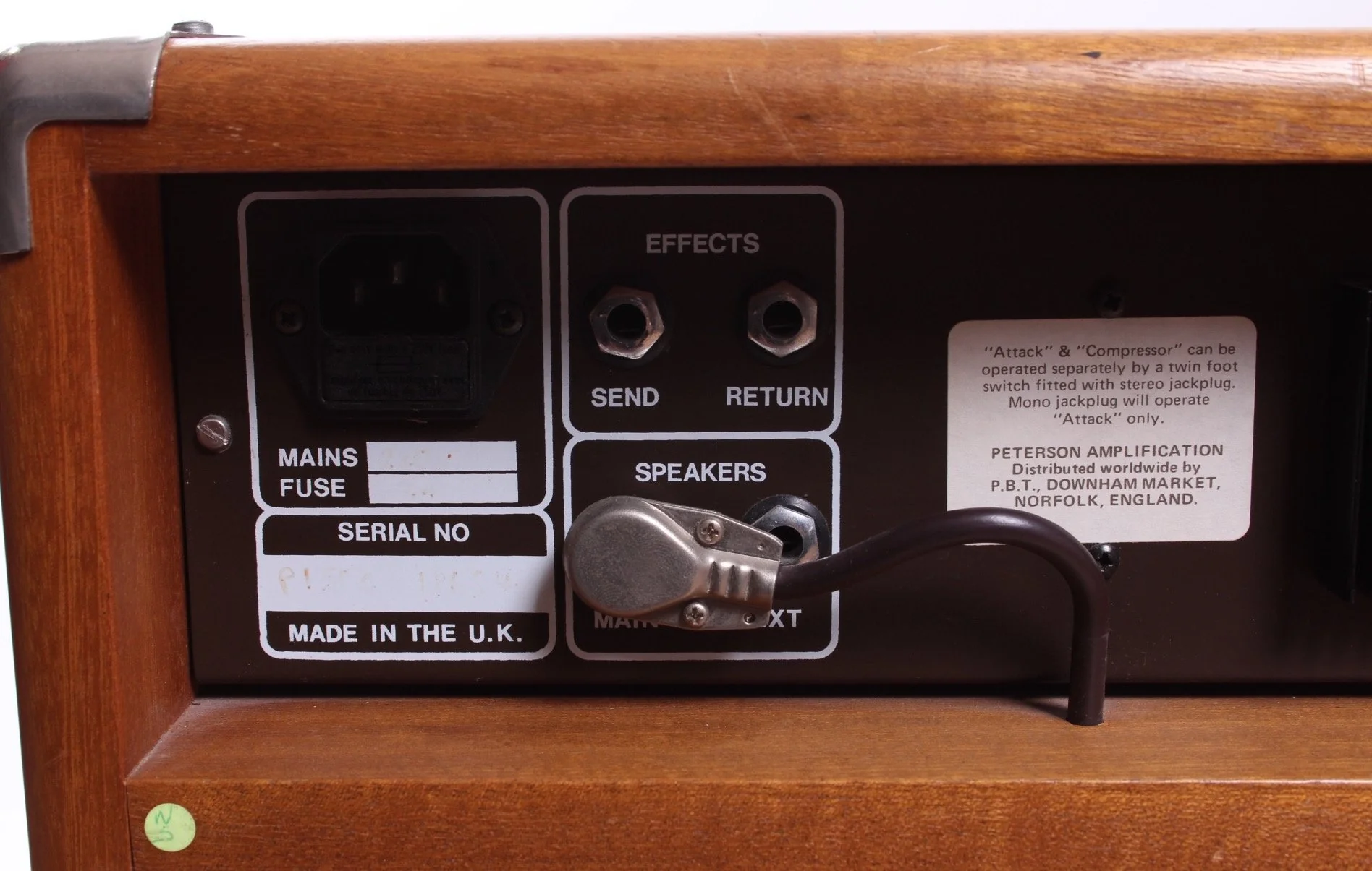 1980s Peterson Bass Master P-150 - Image 5