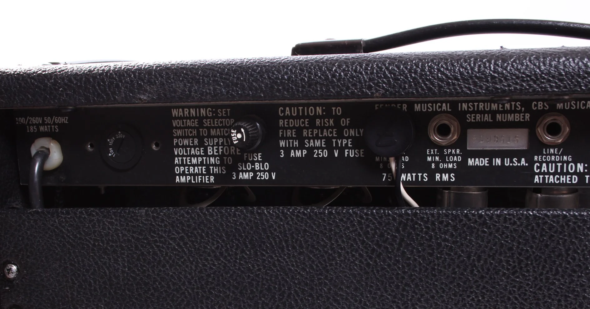 1981 Fender 75 Amp - Image 6