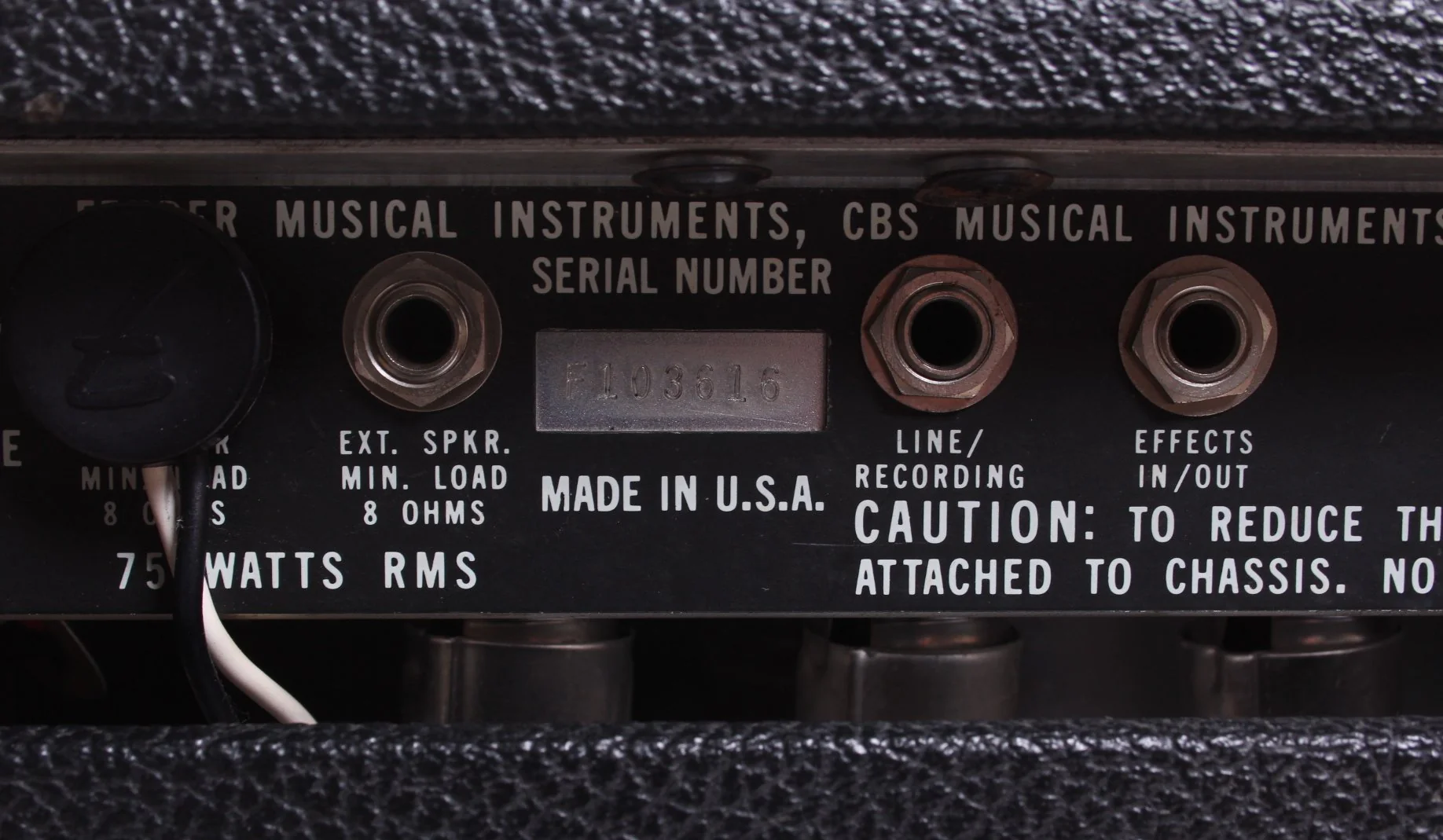 1981 Fender 75 Amp - Image 7