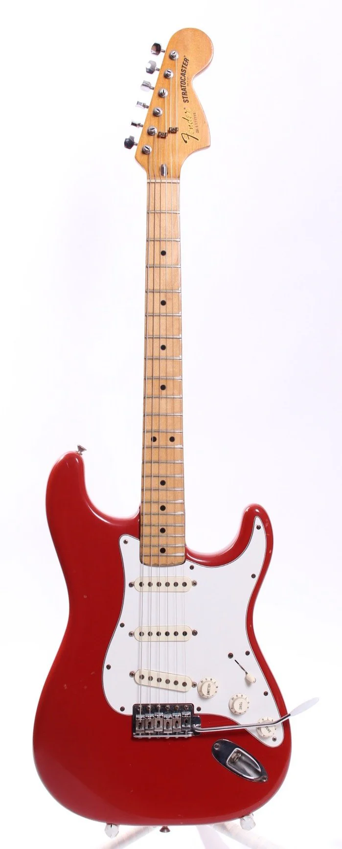 1981 Fender Stratocaster International Color Series morocco red