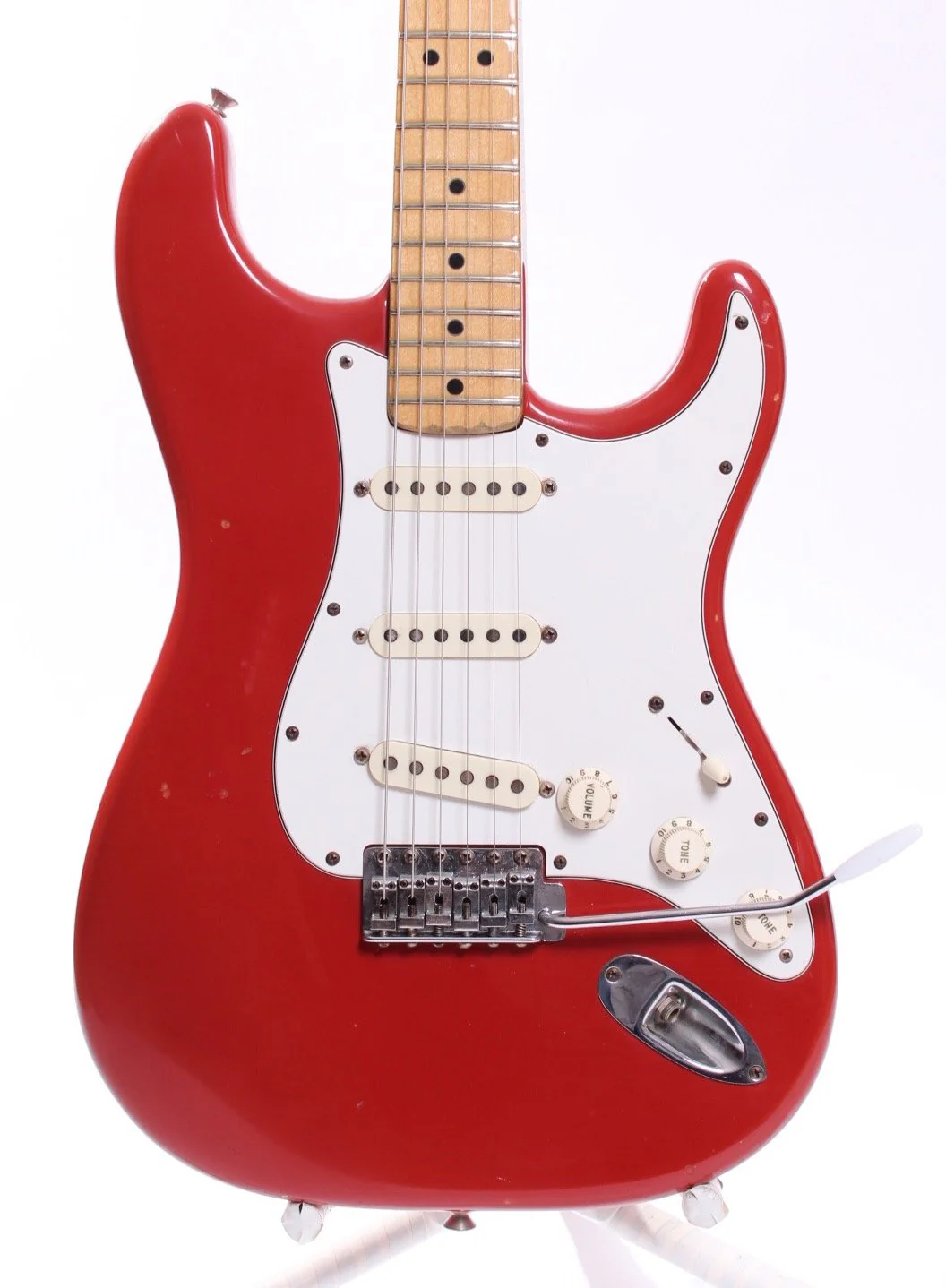 1981 Fender Stratocaster International Color Series morocco red - Image 2