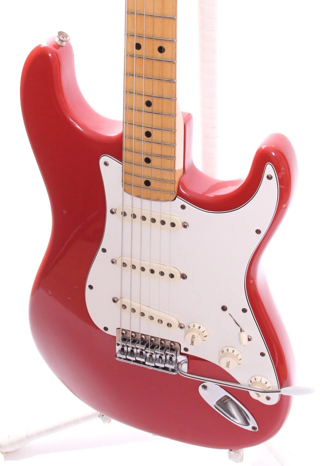 1981 Fender Stratocaster International Color Series morocco red - Image 3
