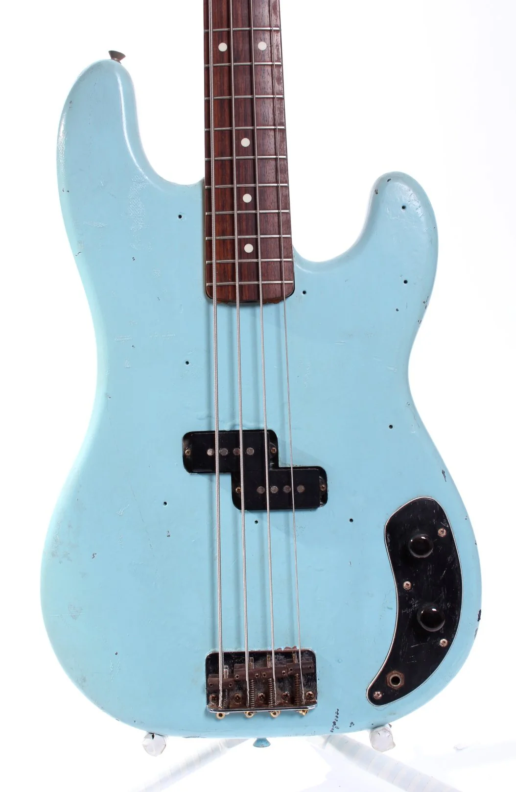 1981 Fernandes The Revival '62 Reissue Precision Bass sonic blue - Image 2