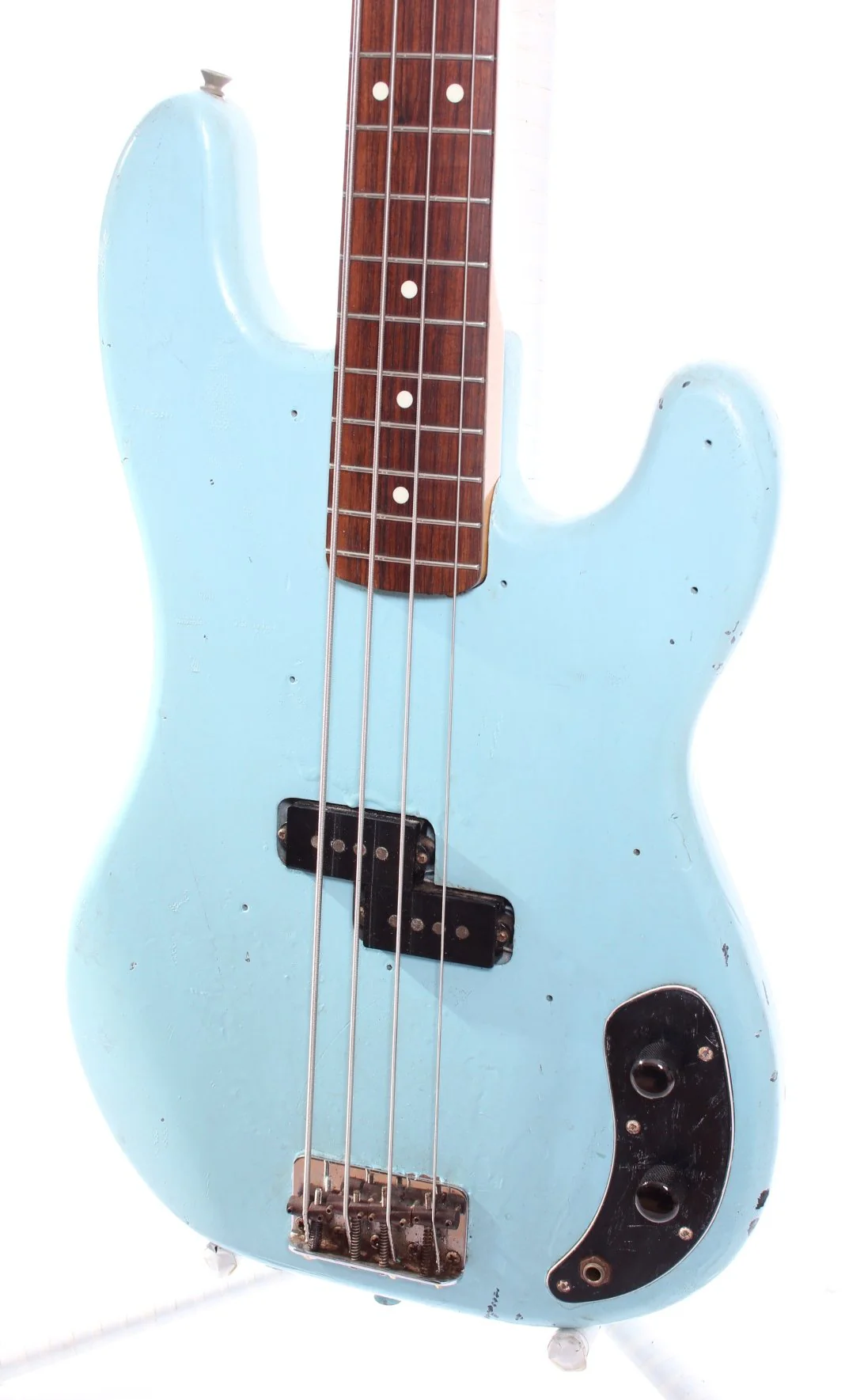 1981 Fernandes The Revival '62 Reissue Precision Bass sonic blue - Image 3