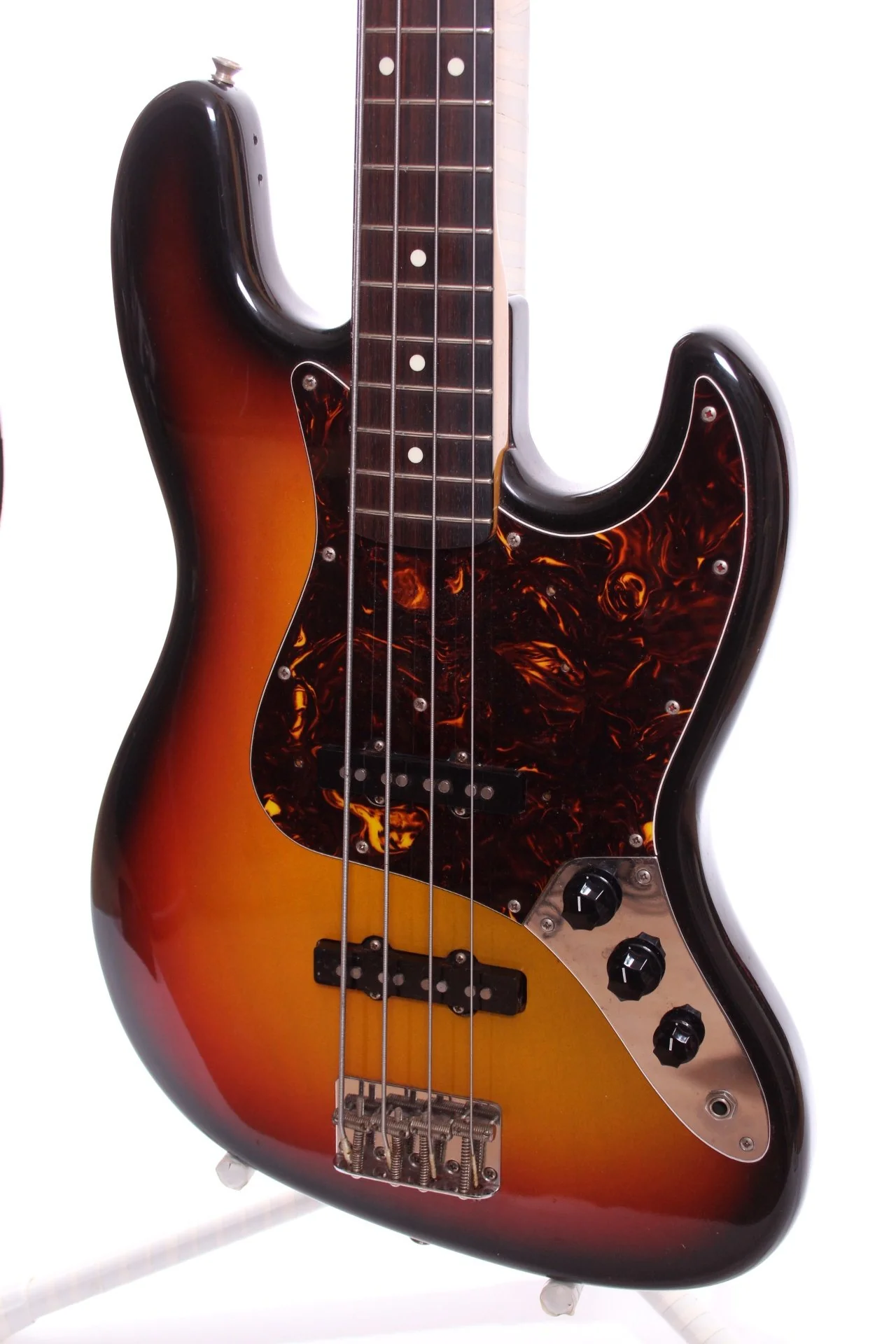 1981 Fernandes The Revival Jazz Bass '60 Reissue sunburst - Image 7