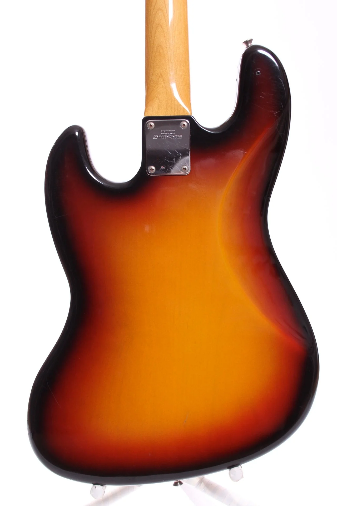 1981 Fernandes The Revival Jazz Bass '60 Reissue sunburst - Image 8