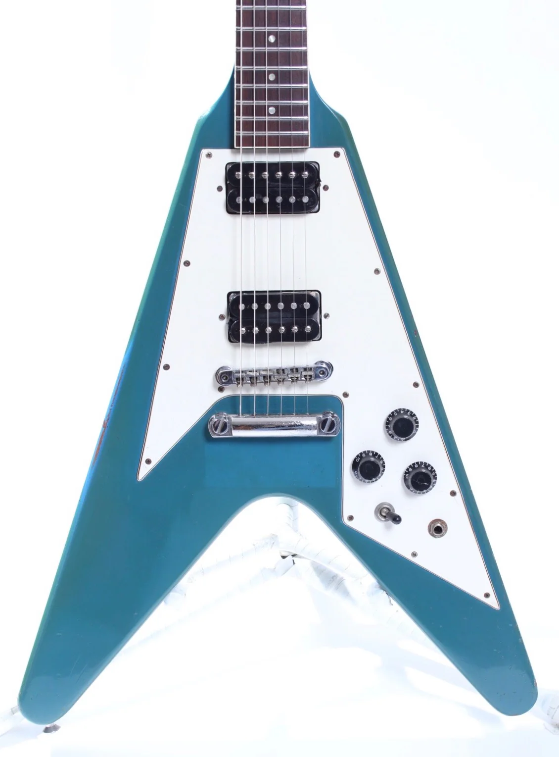 1981 Gibson Flying V bahama blue - Image 2
