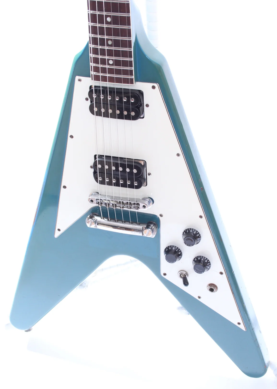 1981 Gibson Flying V bahama blue - Image 3