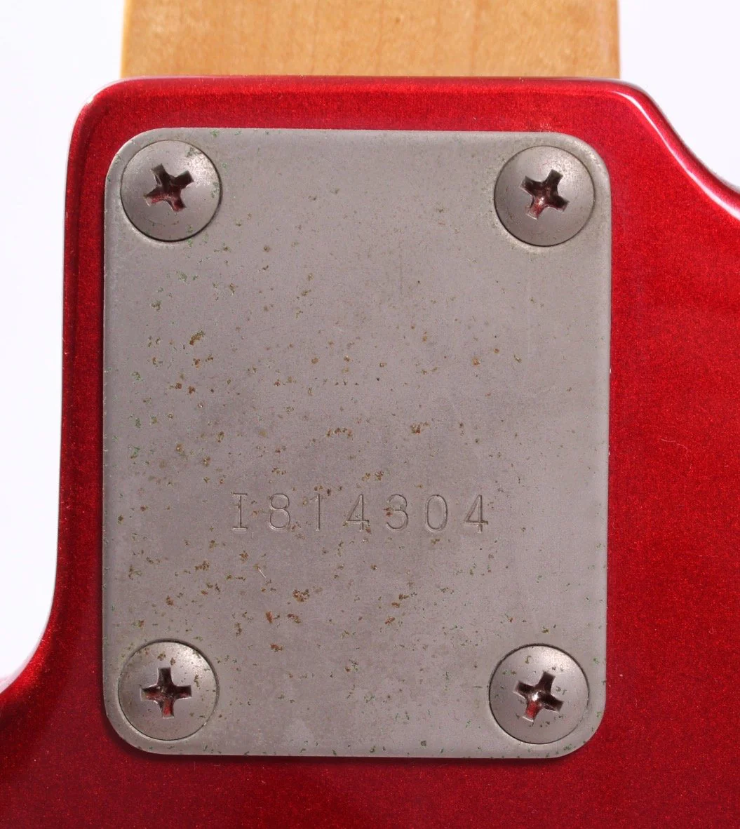 1981 Greco Super Sounds 32" Scale Precision Bass candy apple red - Image 11