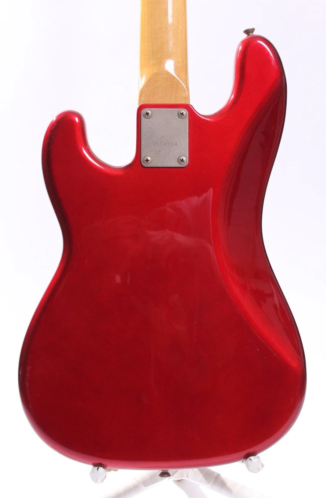 1981 Greco Super Sounds 32" Scale Precision Bass candy apple red - Image 7