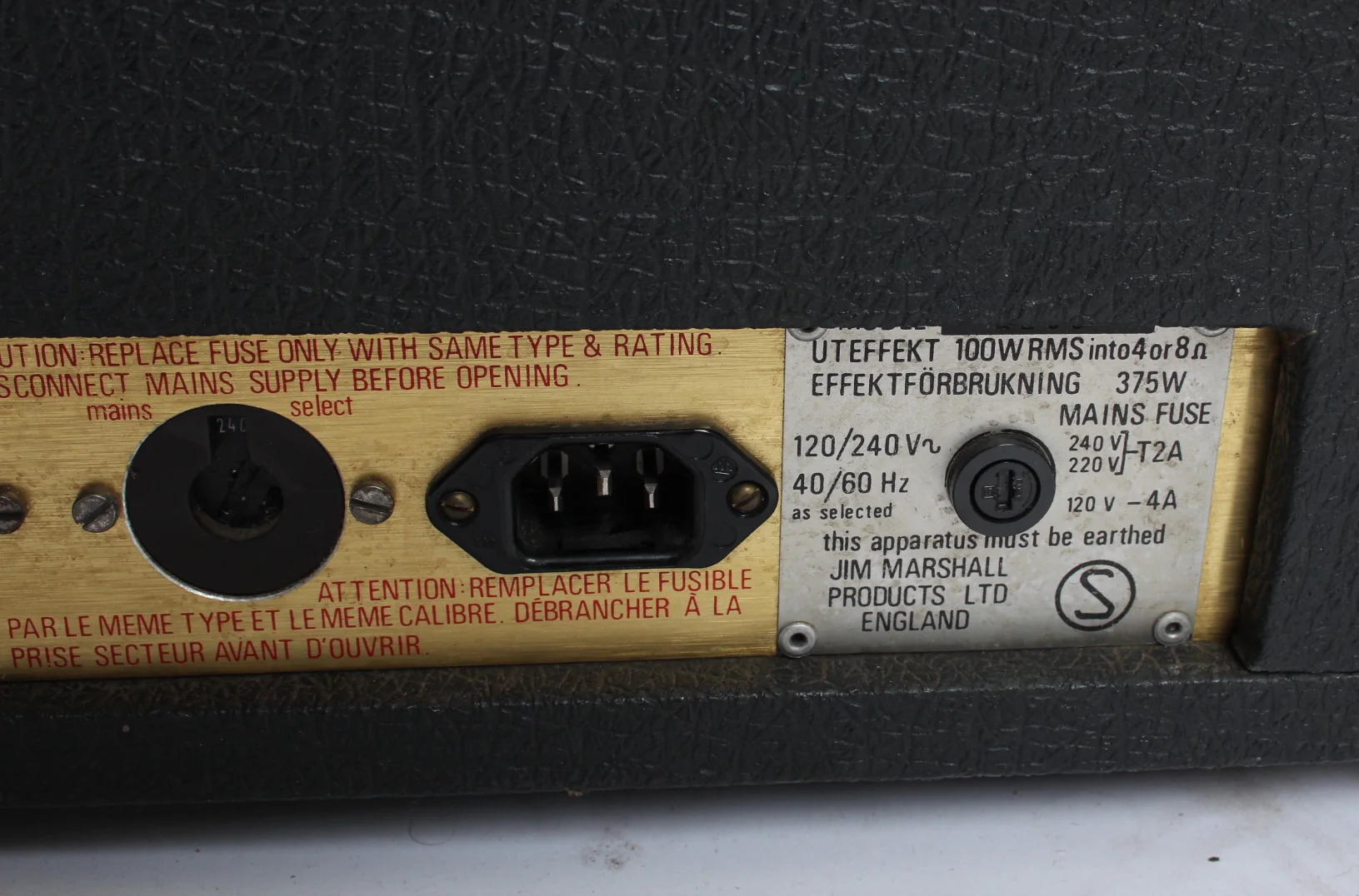 1981 Marshall JMP 100w 2203 black - Image 11