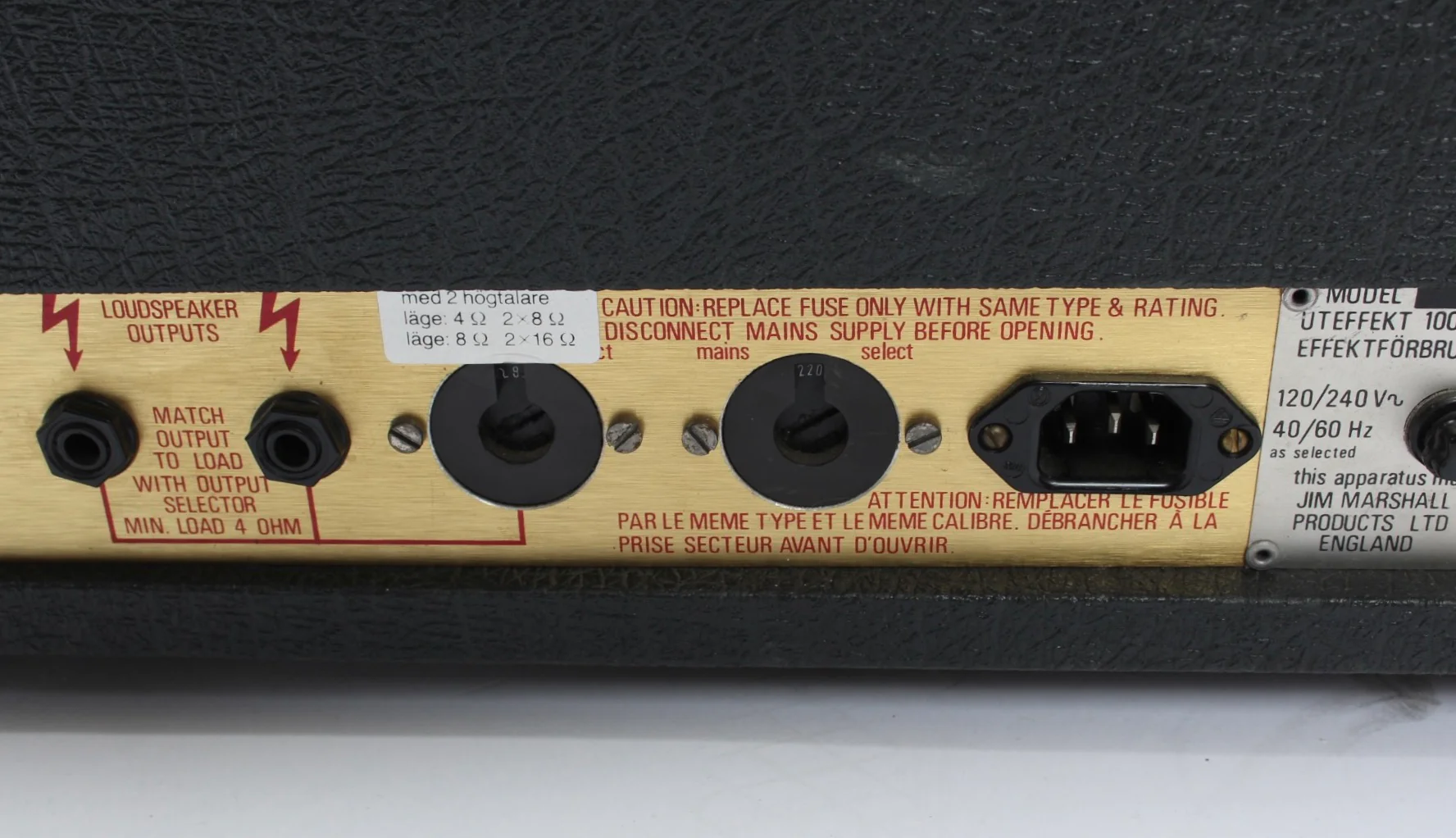 1981 Marshall JMP Super Bass 1992 black - Image 9
