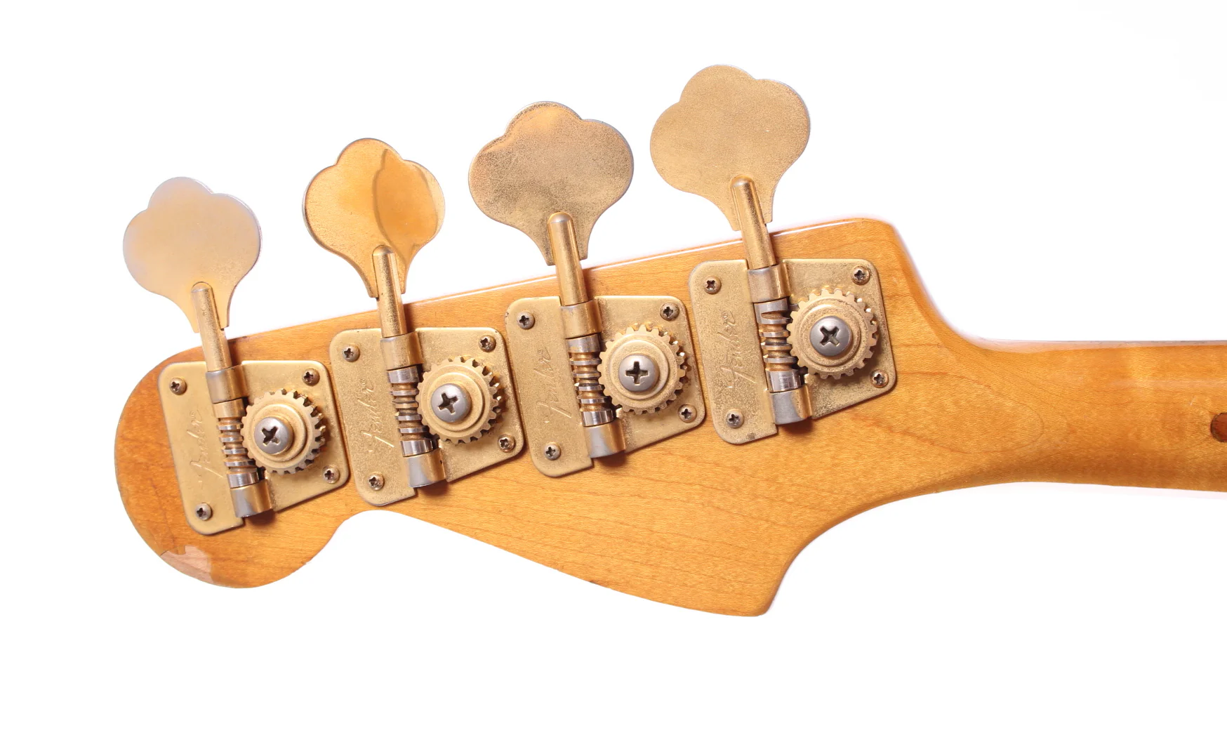 1982 Fender Jazz Bass all gold natural - Image 10