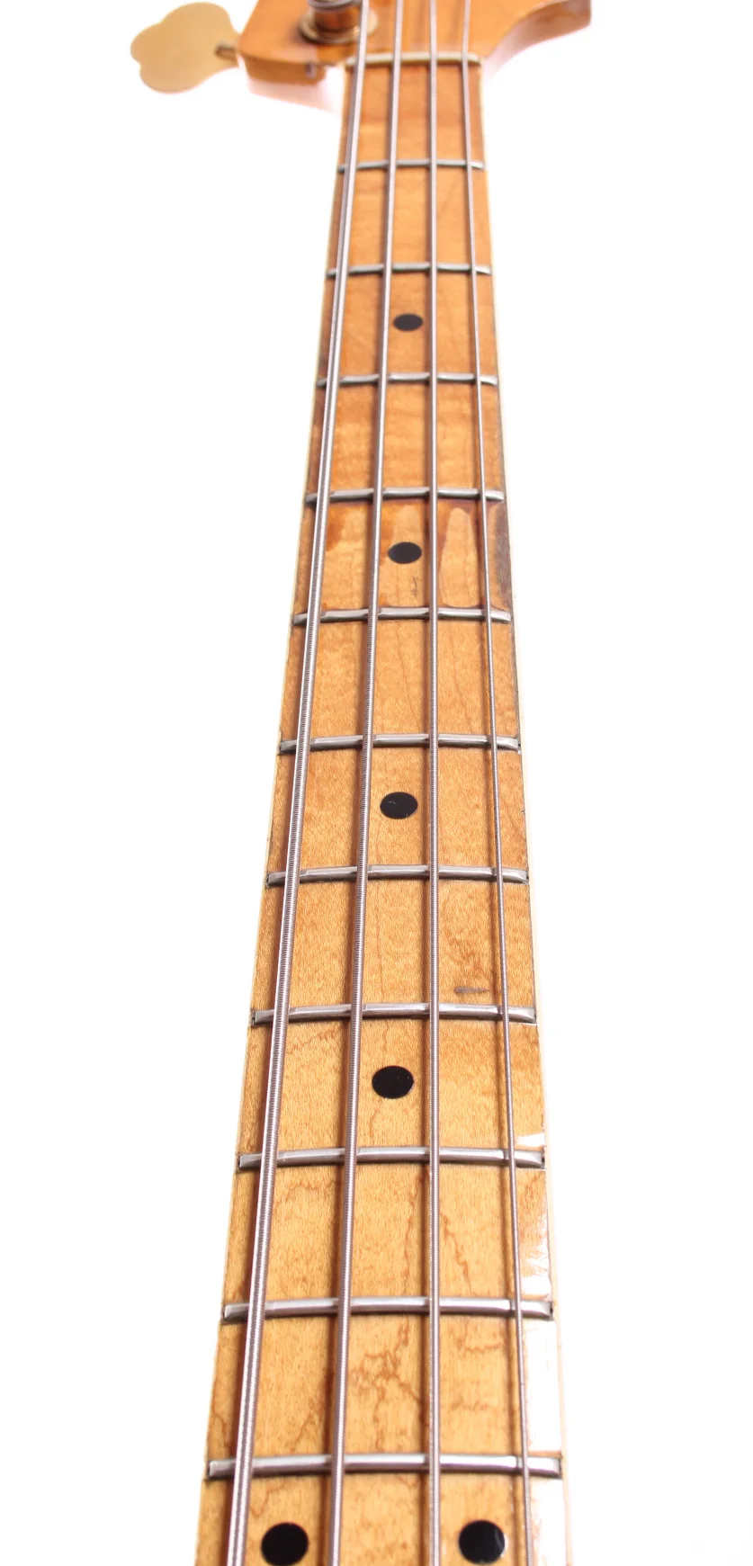 1982 Fender Jazz Bass all gold natural - Image 4